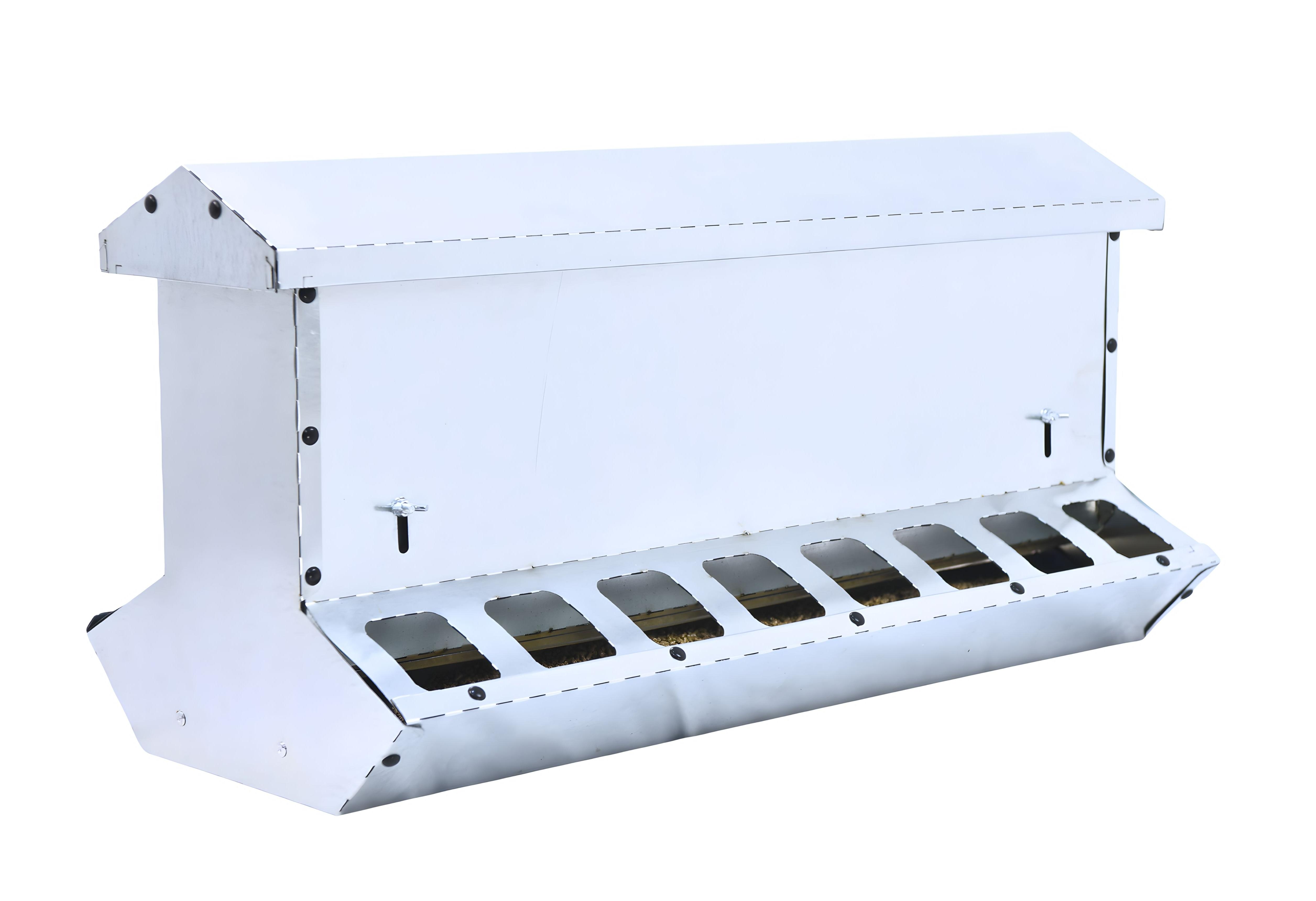 Кормушка бункерная двухсторонняя "Нетпотерь 20-2" фронт кормления на 16 голов. Фото 3 Кормушка бункерная двухсторонняя "Нетпотерь 20-2" фронт кормления на 16 голов. Фото 3