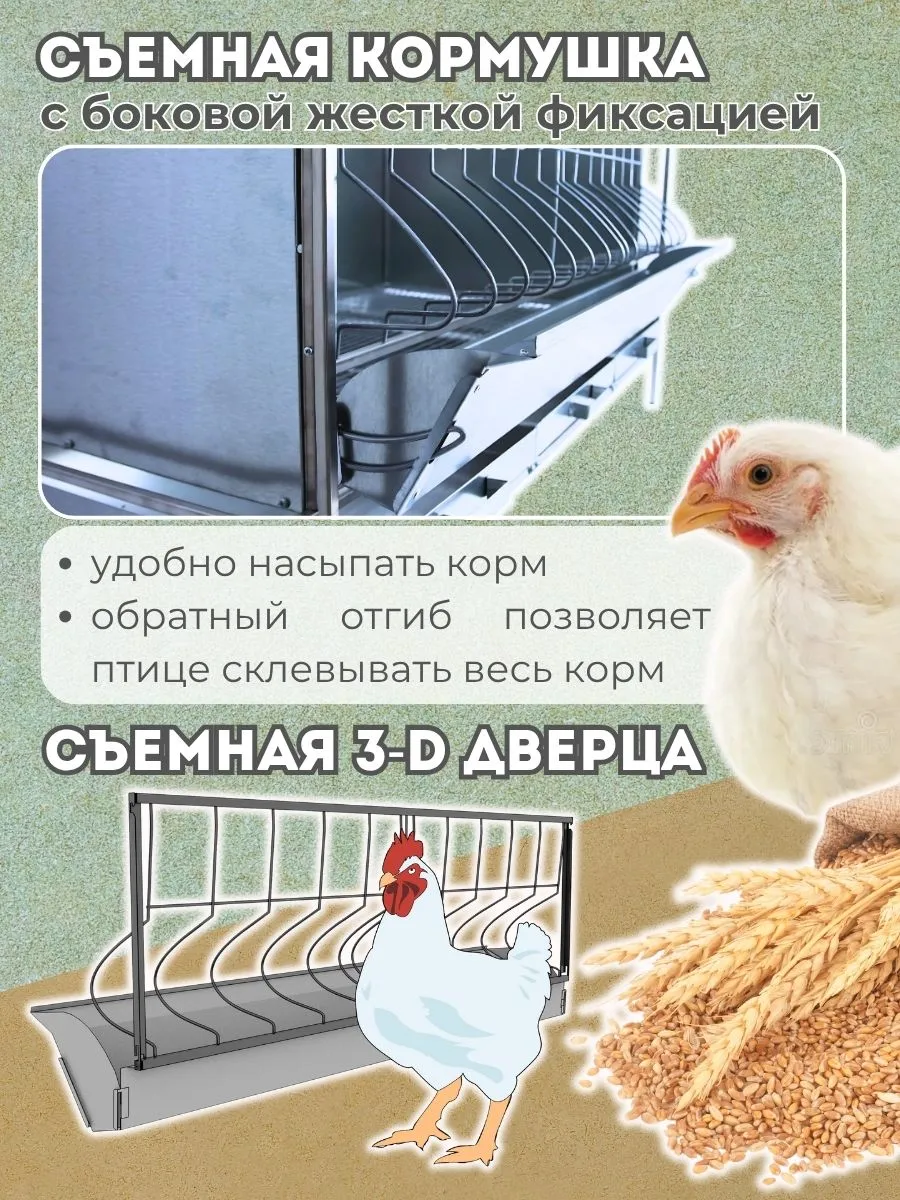 Клетка для бройлеров "Практик-металл" 1-12 "МультиПро". Фото 4