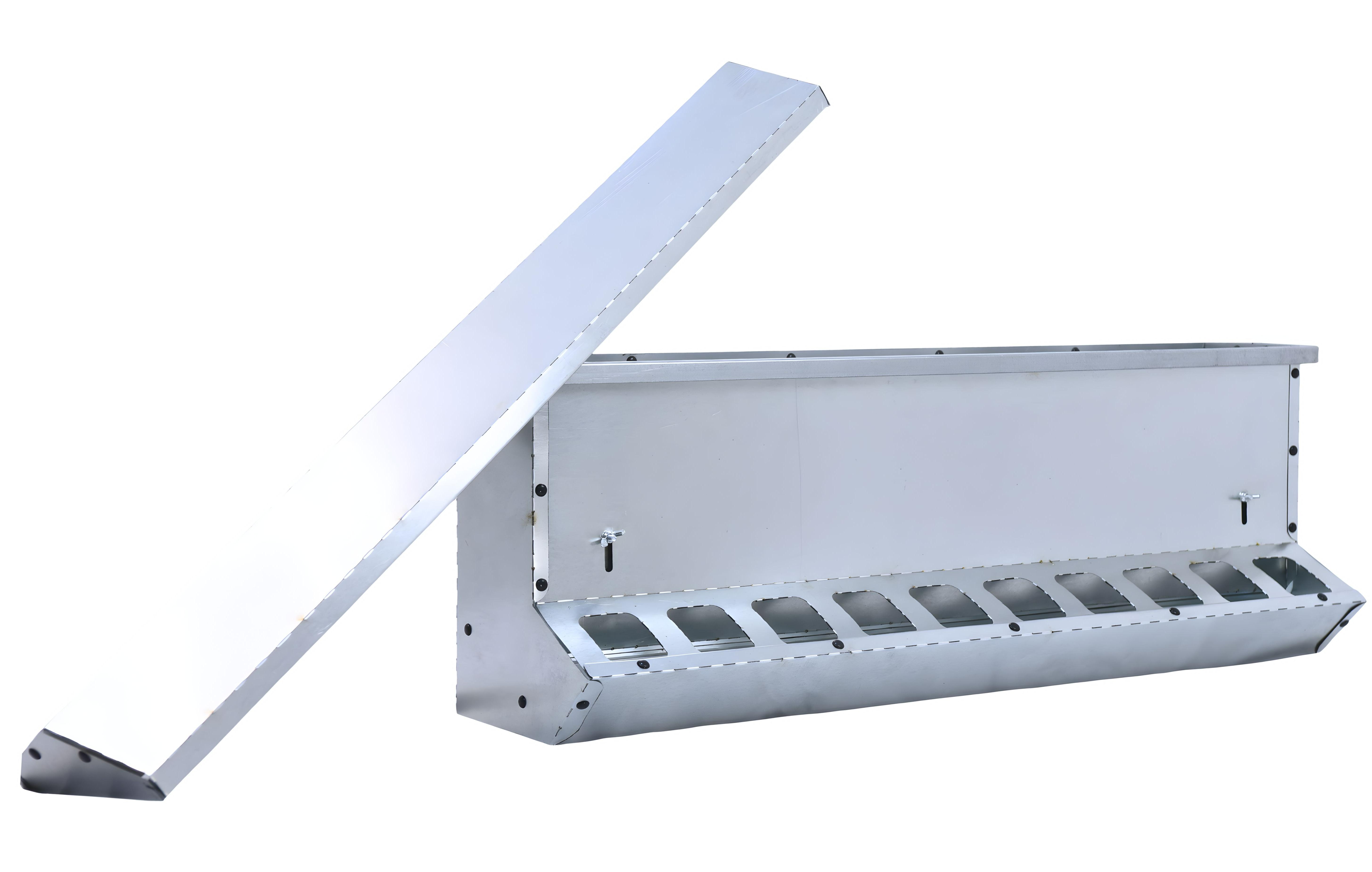 Кормушка бункерная односторонняя "Нетпотерь 25-1" фронт кормления на 10 голов. Фото 6 Кормушка бункерная односторонняя "Нетпотерь 25-1" фронт кормления на 10 голов. Фото 6