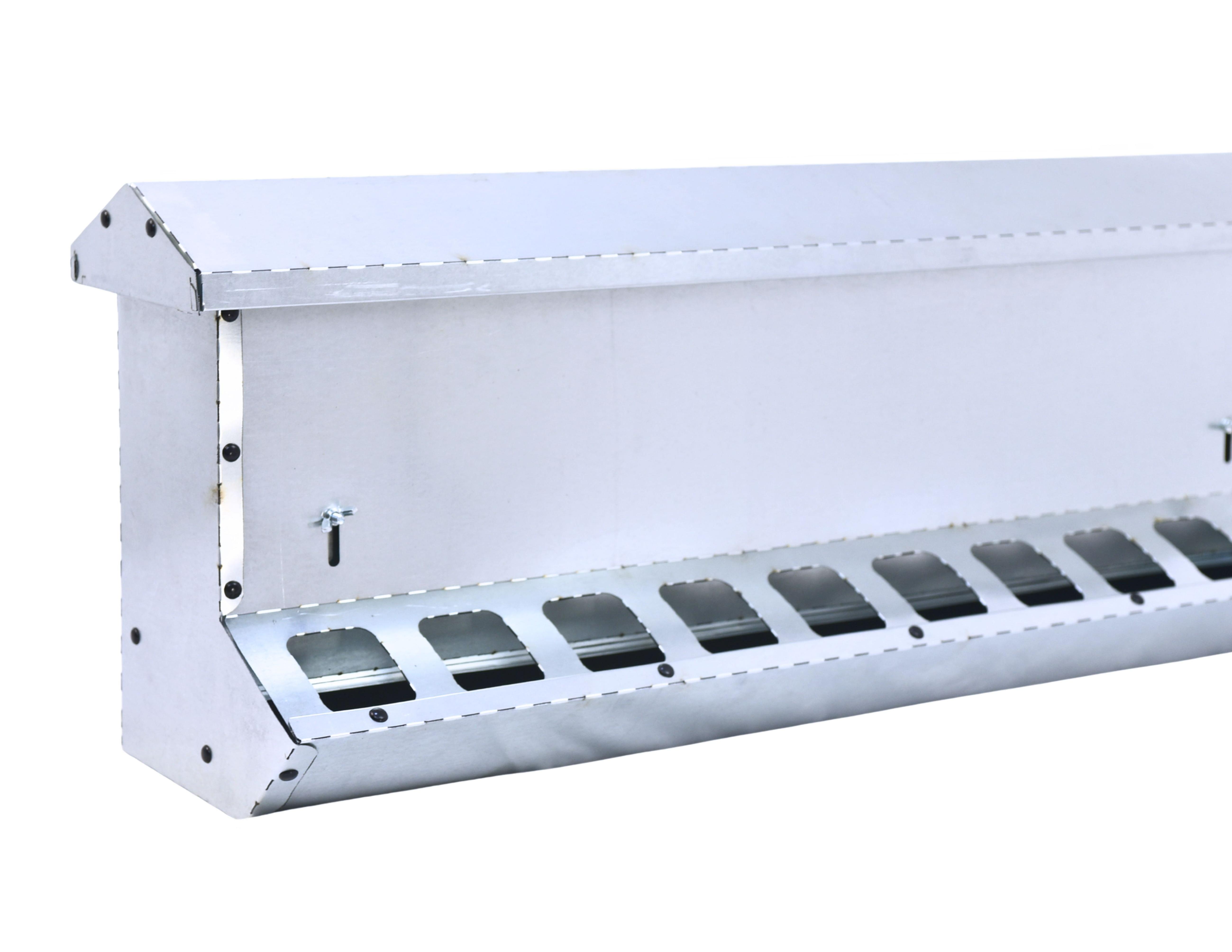 Кормушка бункерная односторонняя "Нетпотерь 25-1" фронт кормления на 10 голов. Фото 8 Кормушка бункерная односторонняя "Нетпотерь 25-1" фронт кормления на 10 голов. Фото 8