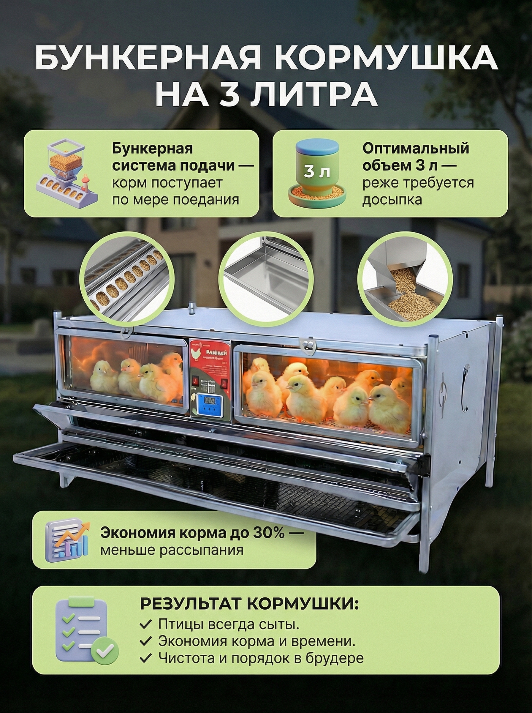 Рамный цифровой брудер 0711 Премиум. Фото 28