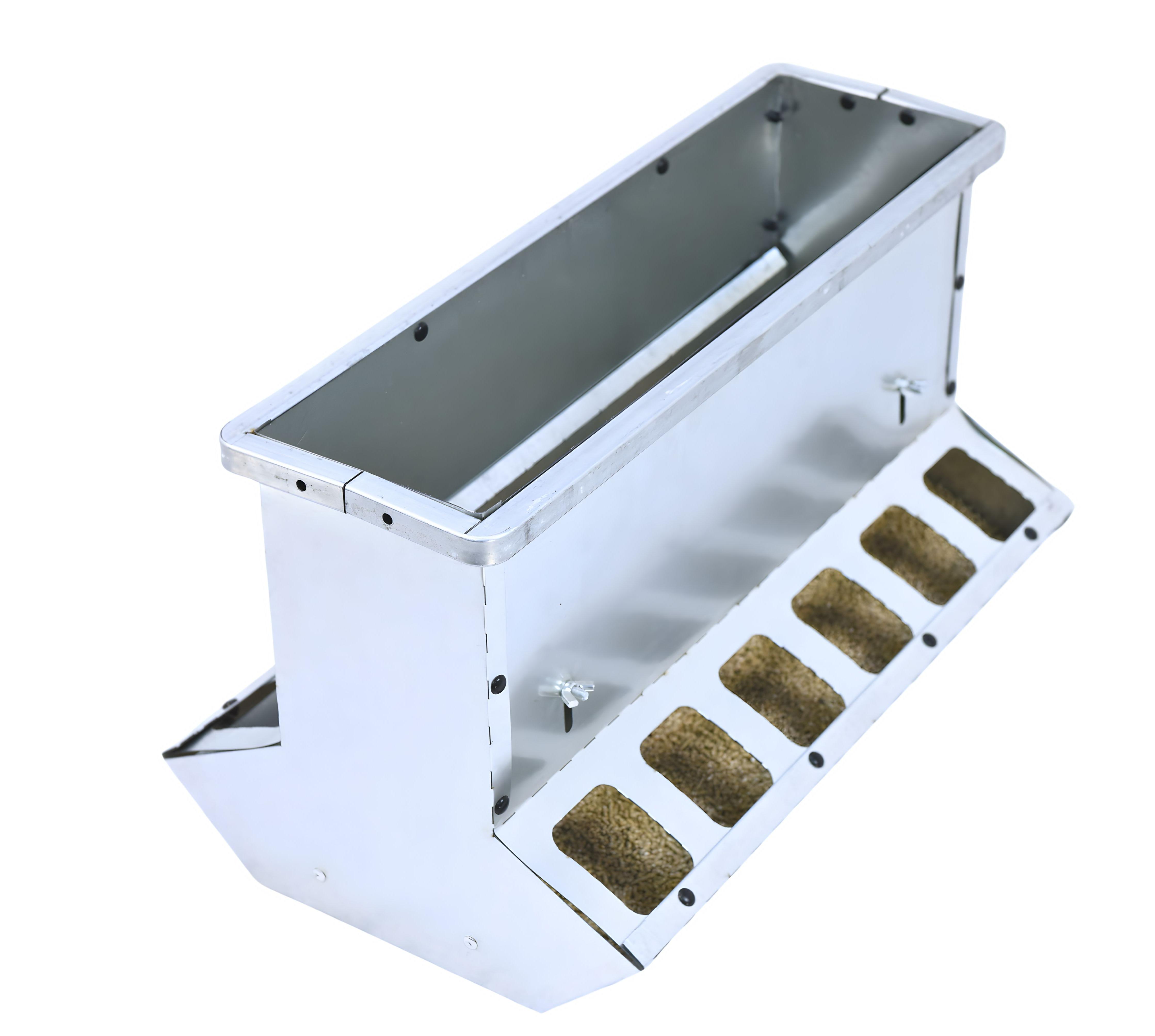 Кормушка бункерная двухсторонняя "Нетпотерь 15-2" фронт кормления на 12 голов. Фото 10