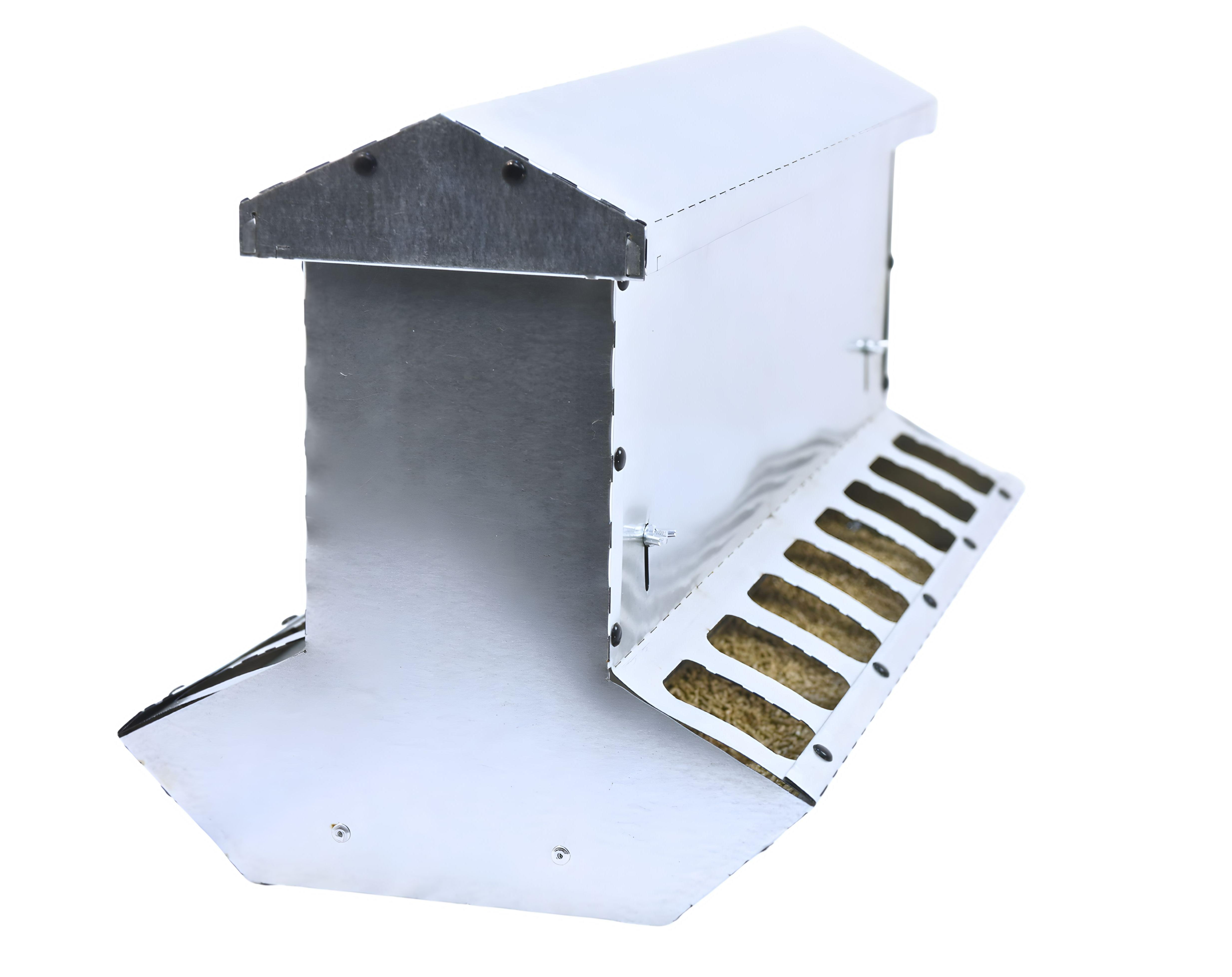 Кормушка бункерная двухсторонняя "Нетпотерь 20-2" фронт кормления на 16 голов. Фото 4 Кормушка бункерная двухсторонняя "Нетпотерь 20-2" фронт кормления на 16 голов. Фото 4