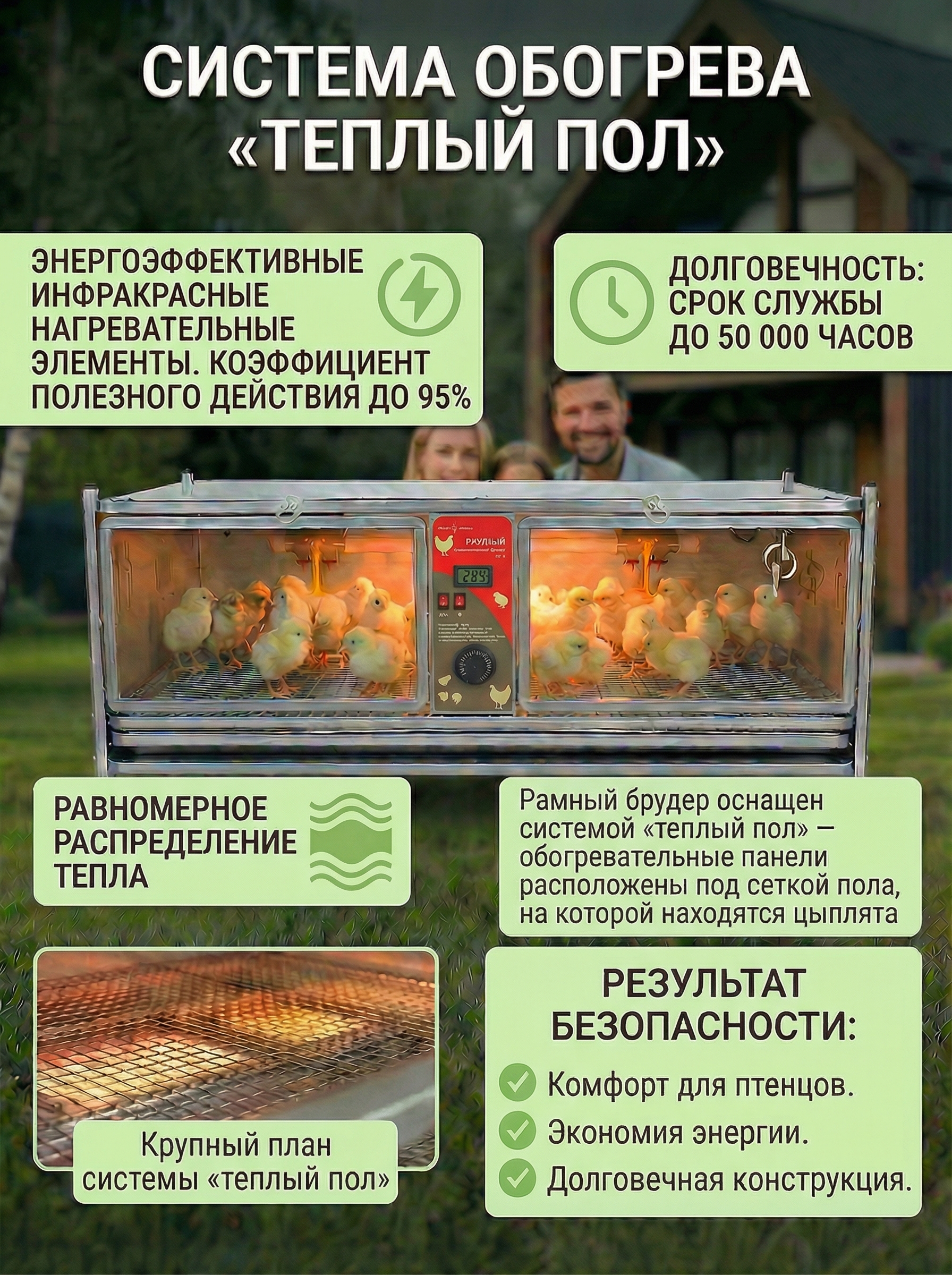 Рамный автоматический брудер 0714 Премиум. Фото 26