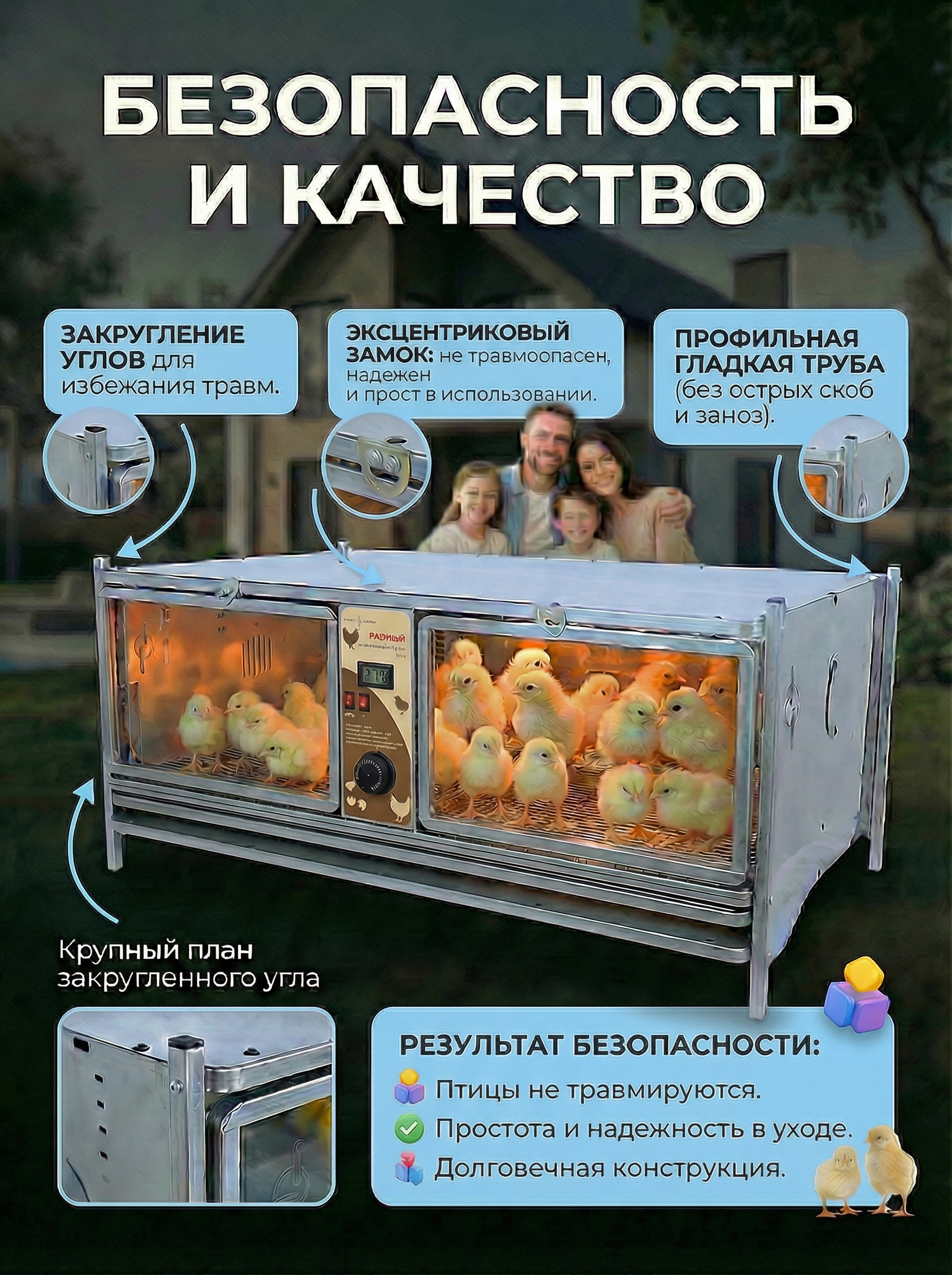 Рамный автоматический брудер 0713 Престиж. Фото 4