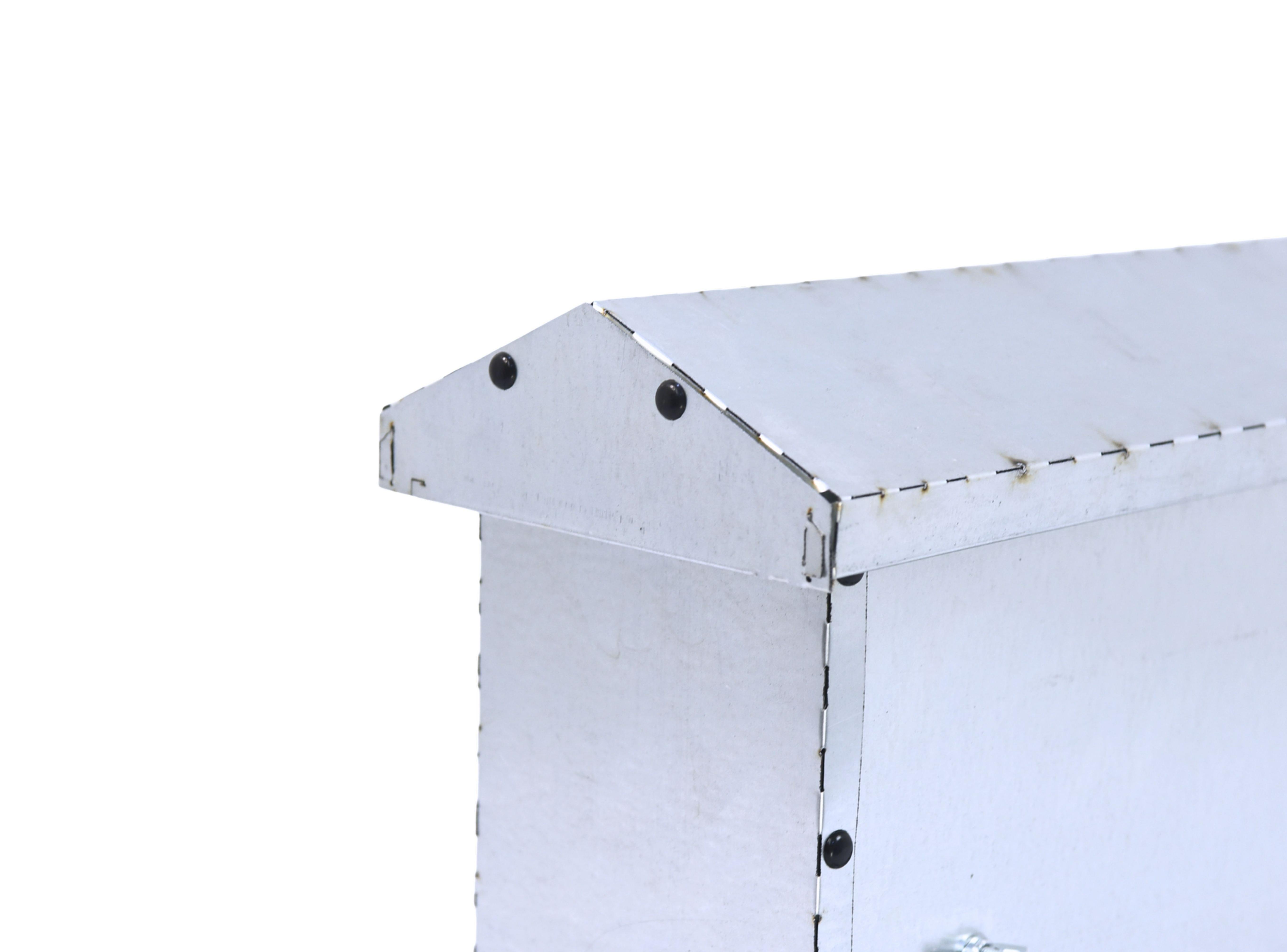 Кормушка бункерная двухсторонняя "Нетпотерь 25-2"  фронт кормления на 20 голов. Фото 11