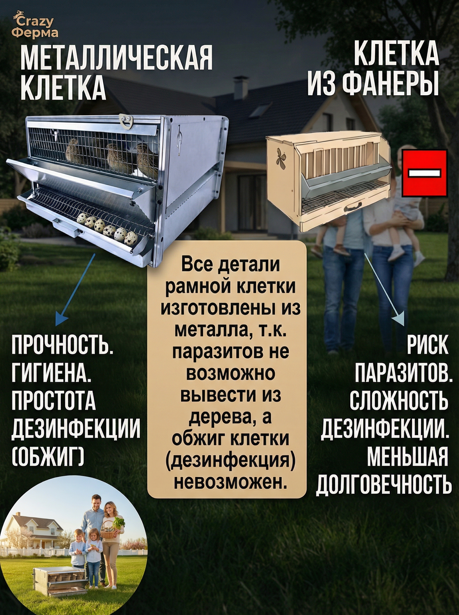 Рамная клетка для перепелов на 30 голов. Фото 9