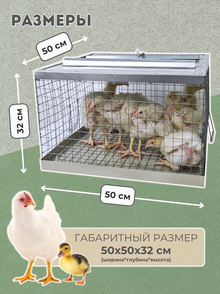 Клетка-переноска для птицы с 1 дверцей. Фото 1