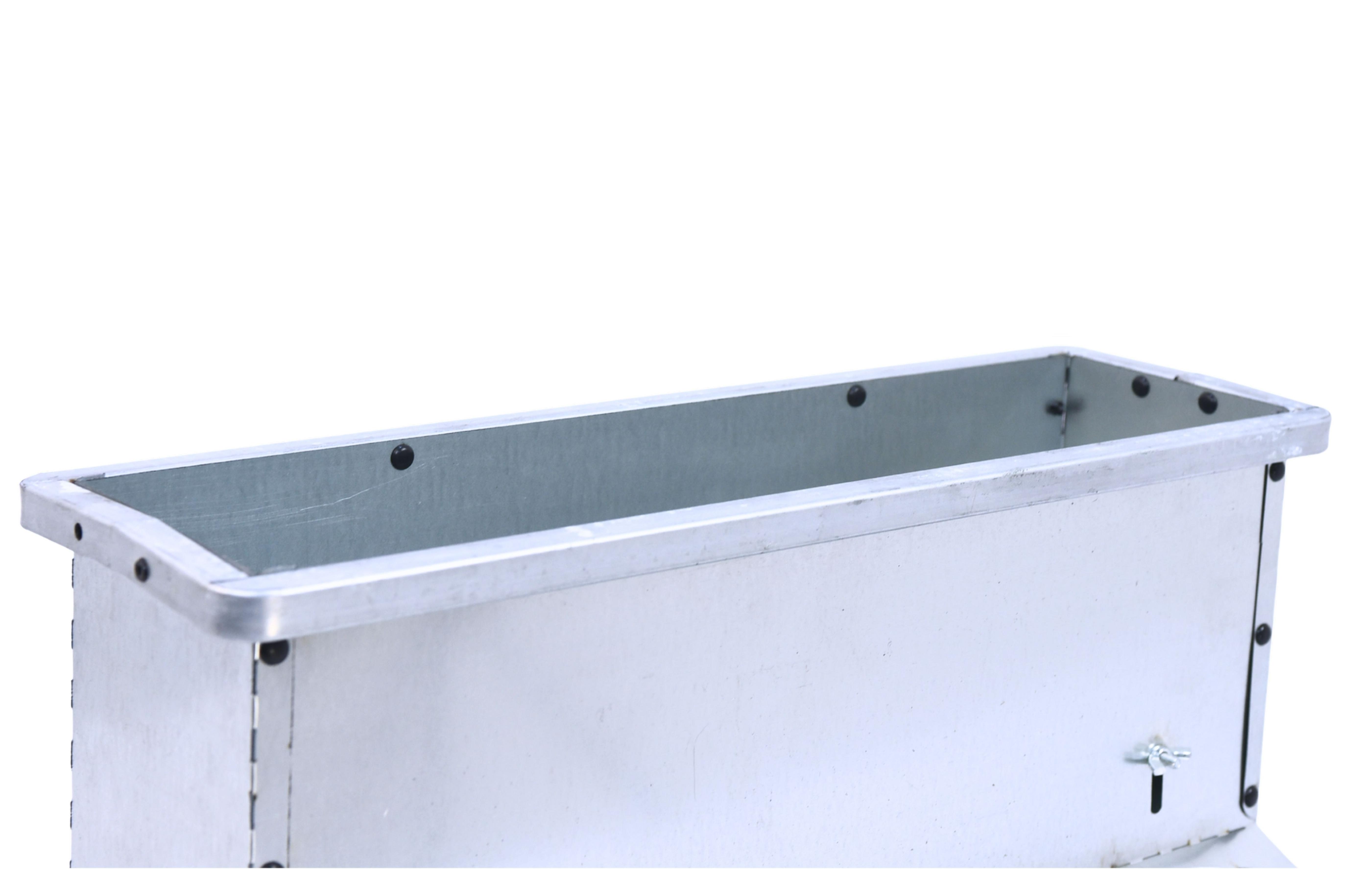 Кормушка бункерная односторонняя "Нетпотерь 10-1" фронт кормления на 4 головы. Фото 5