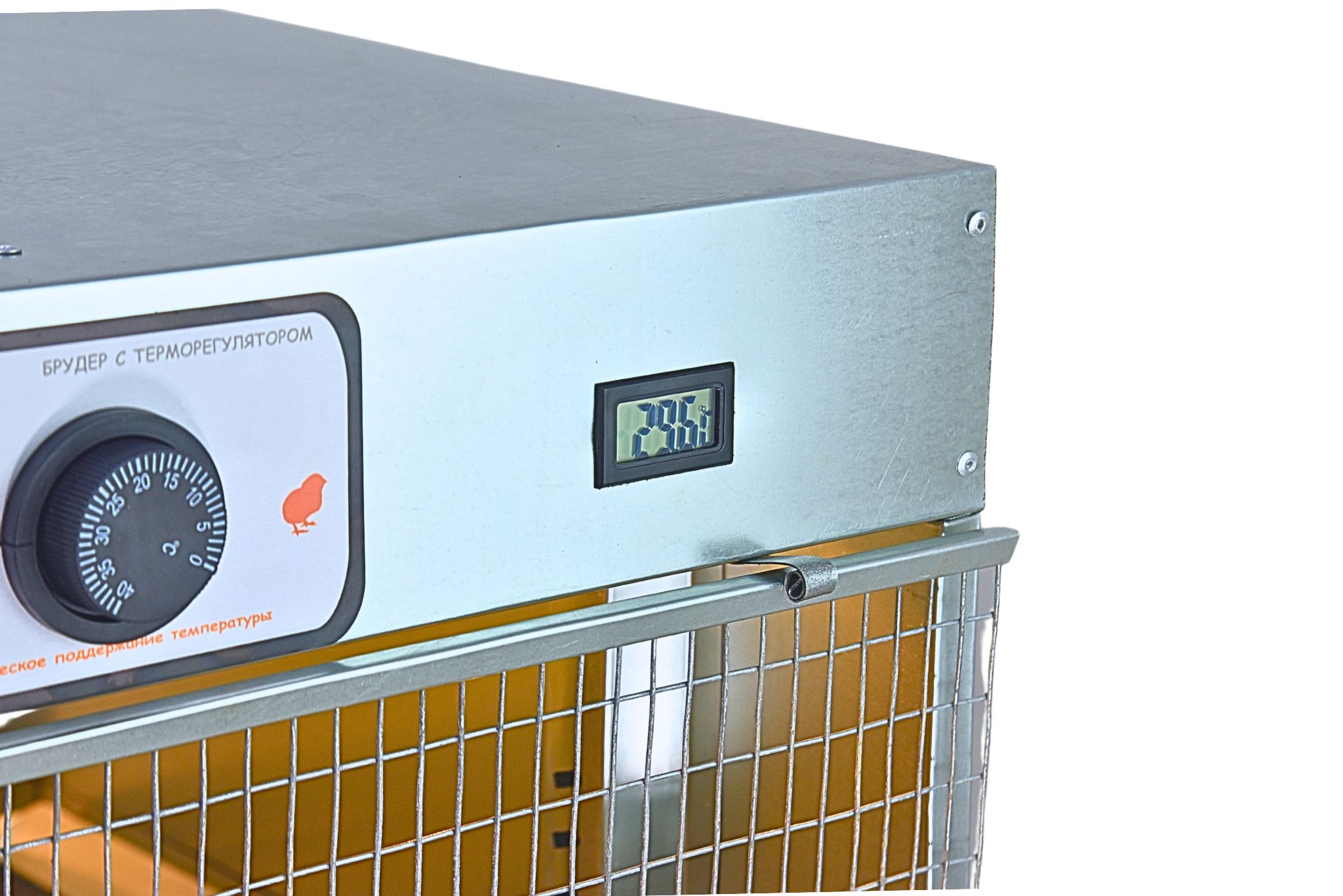 Брудер для цыплят "Проф 60 ЗM" с механическим терморегулятором корпус оцинковка. Фото 4