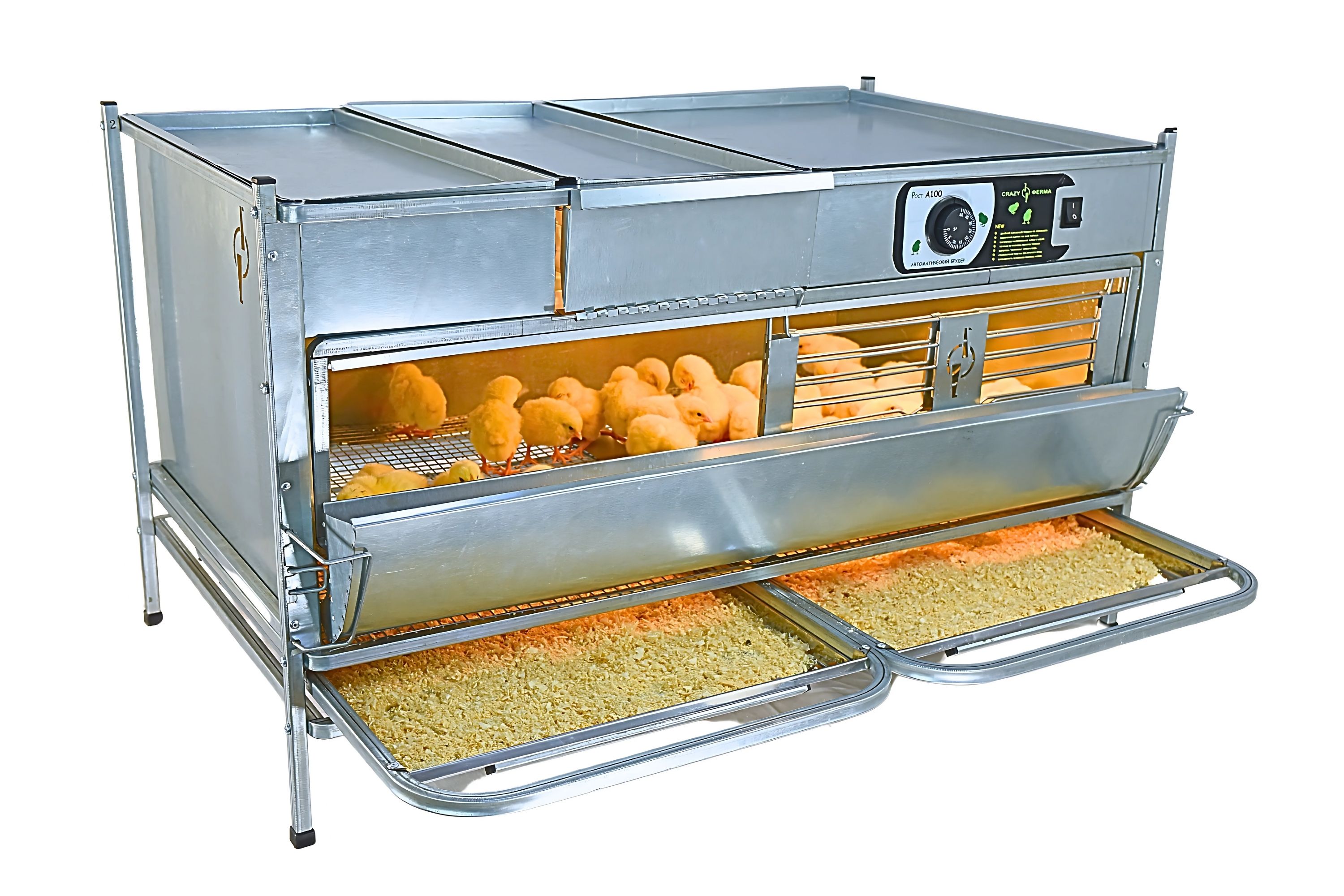 Брудер для цыплят автоматический "Рост А100.4". Фото 3