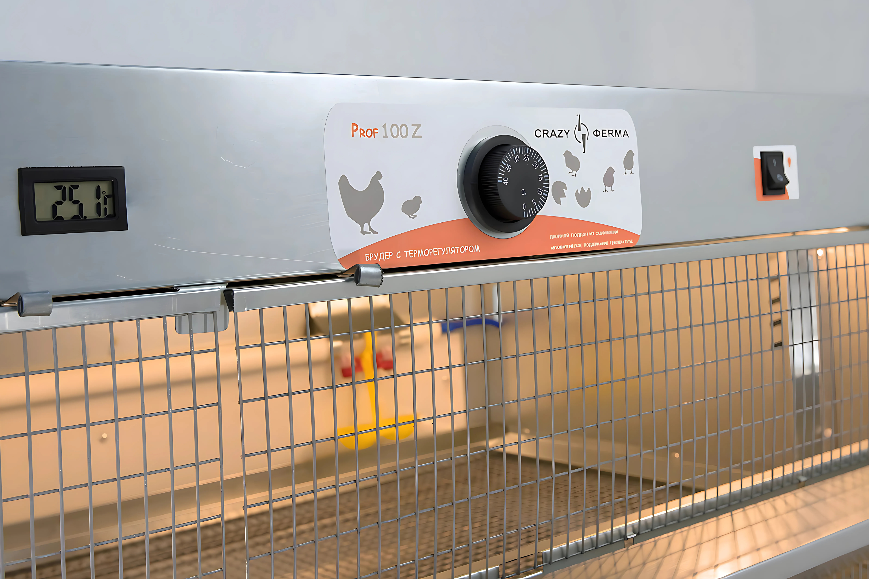 Брудер для цыплят "Prof 100 Z.2" с механическим терморегулятором. Фото 8 Брудер для цыплят "Prof 100 Z.2" с механическим терморегулятором. Фото 8