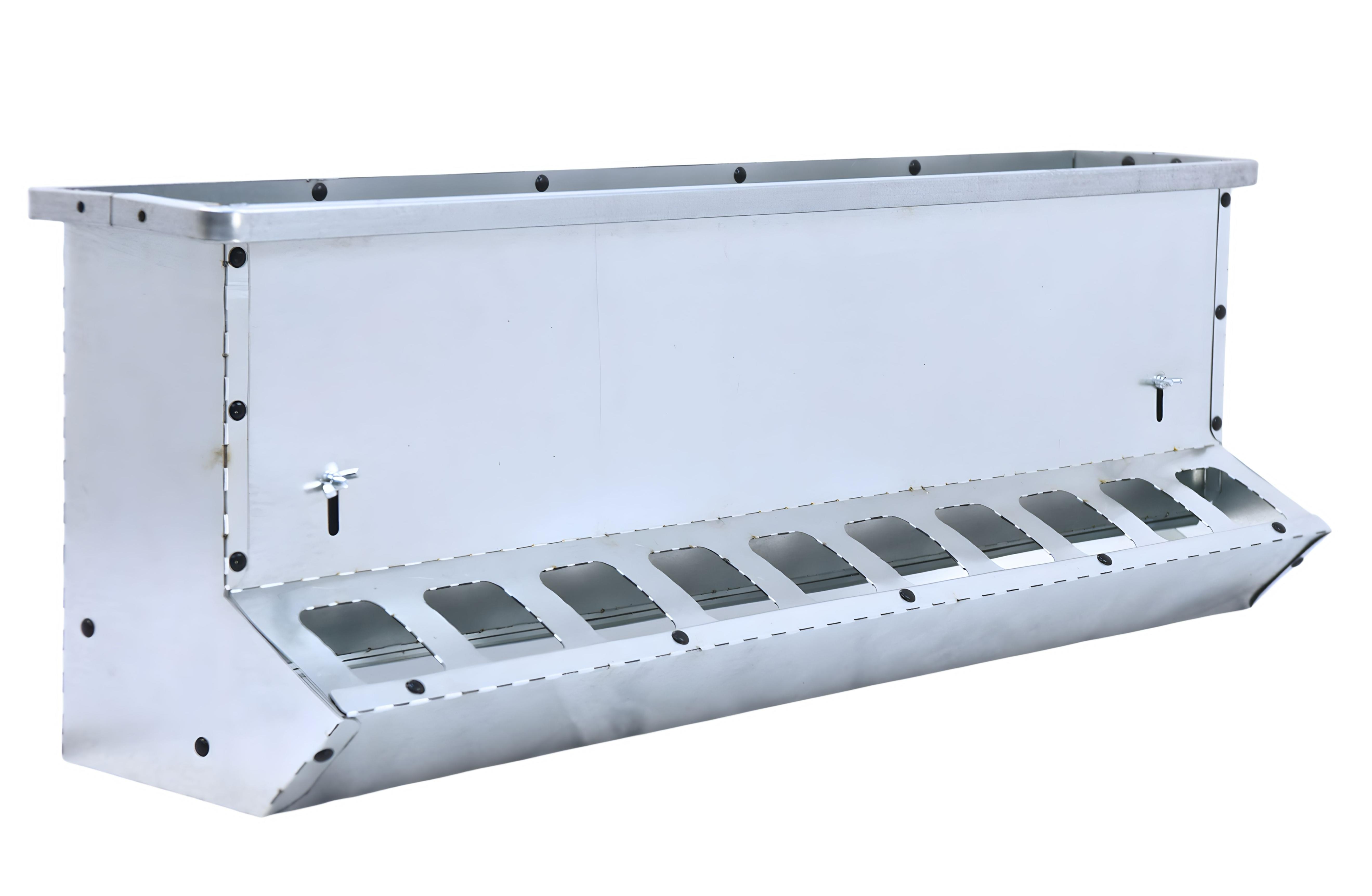 Кормушка бункерная односторонняя "Нетпотерь 25-1" фронт кормления на 10 голов. Фото 7 Кормушка бункерная односторонняя "Нетпотерь 25-1" фронт кормления на 10 голов. Фото 7