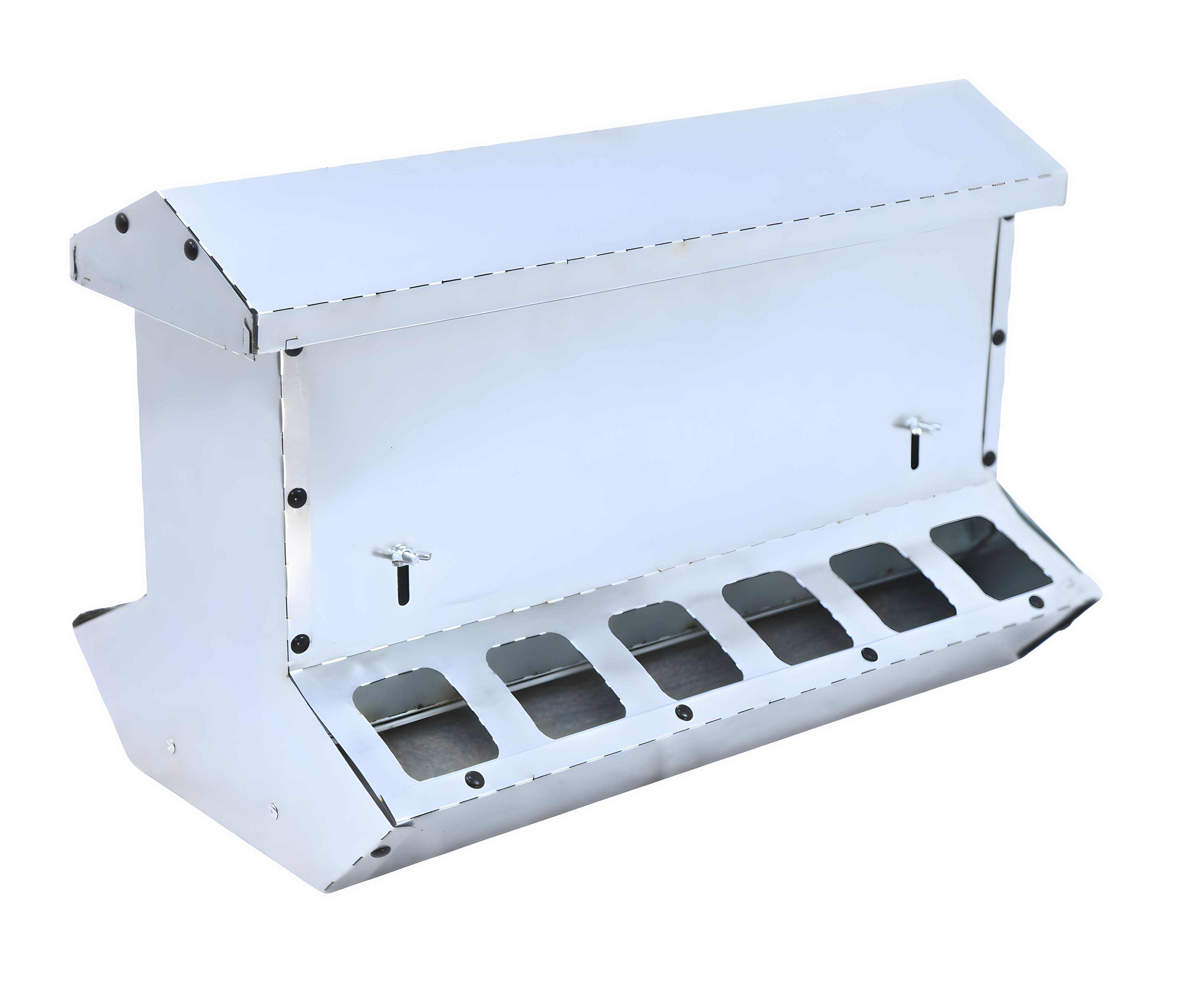 Кормушка бункерная двухсторонняя "Нетпотерь 15-2" фронт кормления на 12 голов. Фото 7