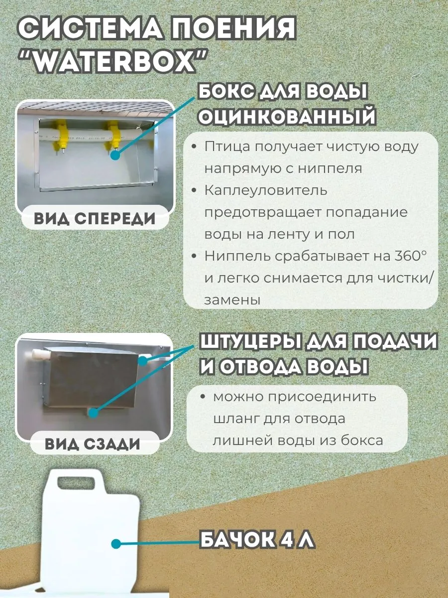 Клетка для кур-несушек "Практик-металл" 3-12 "МультиПро". Фото 2