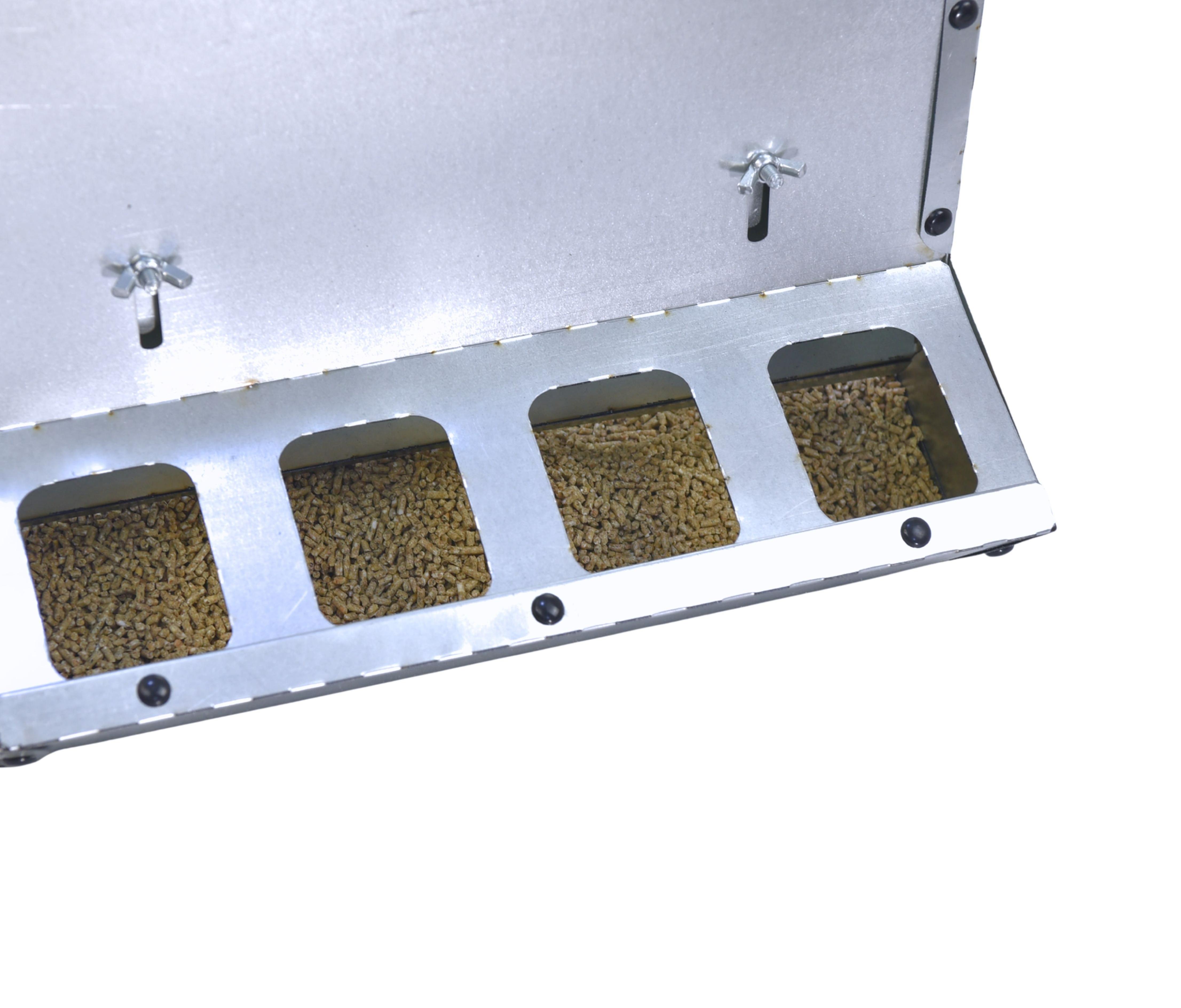 Кормушка бункерная двухсторонняя "Нетпотерь 15-2" фронт кормления на 12 голов. Фото 13