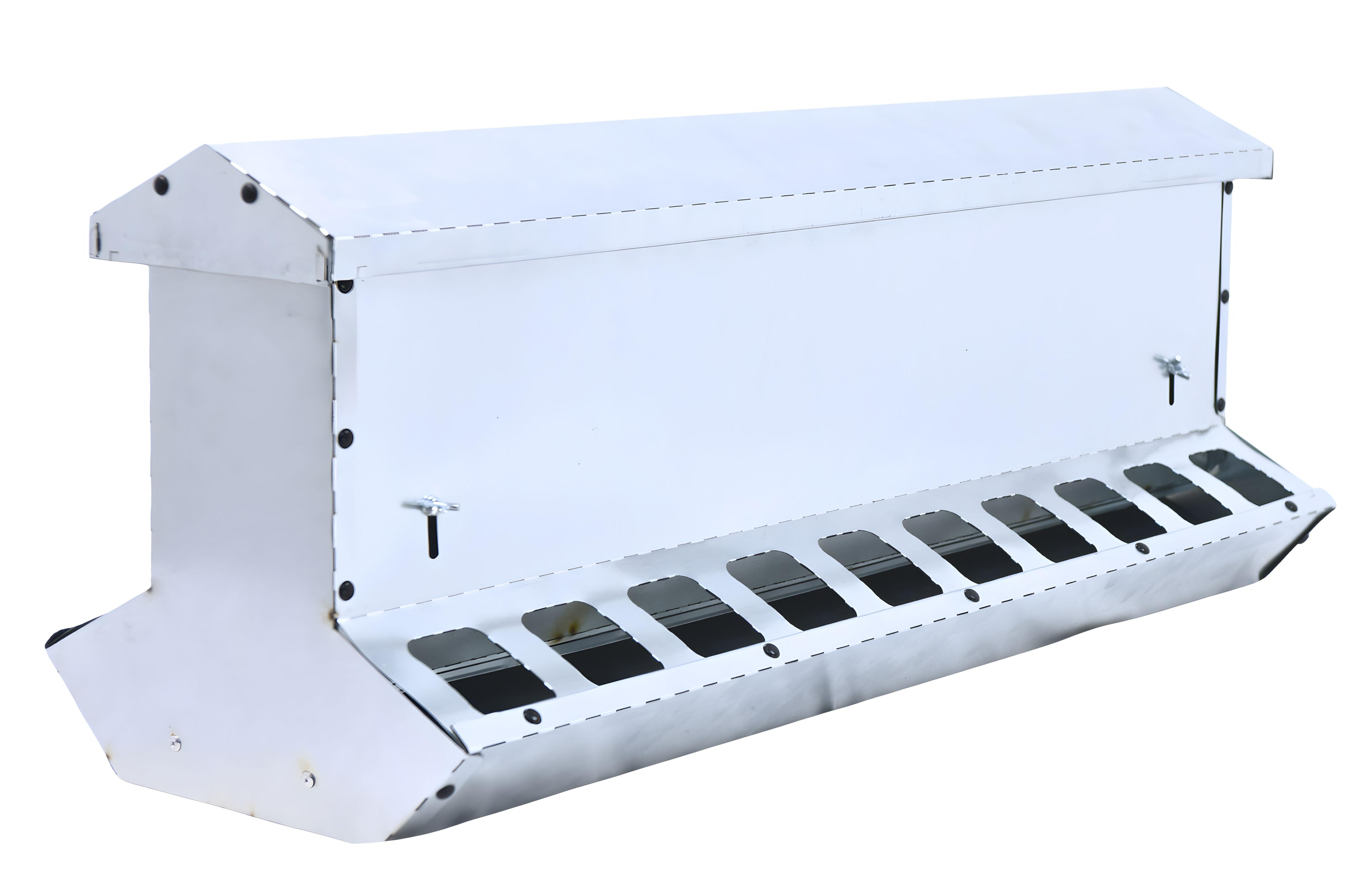 Кормушка бункерная двухсторонняя "Нетпотерь 25-2"  фронт кормления на 20 голов. Фото 3