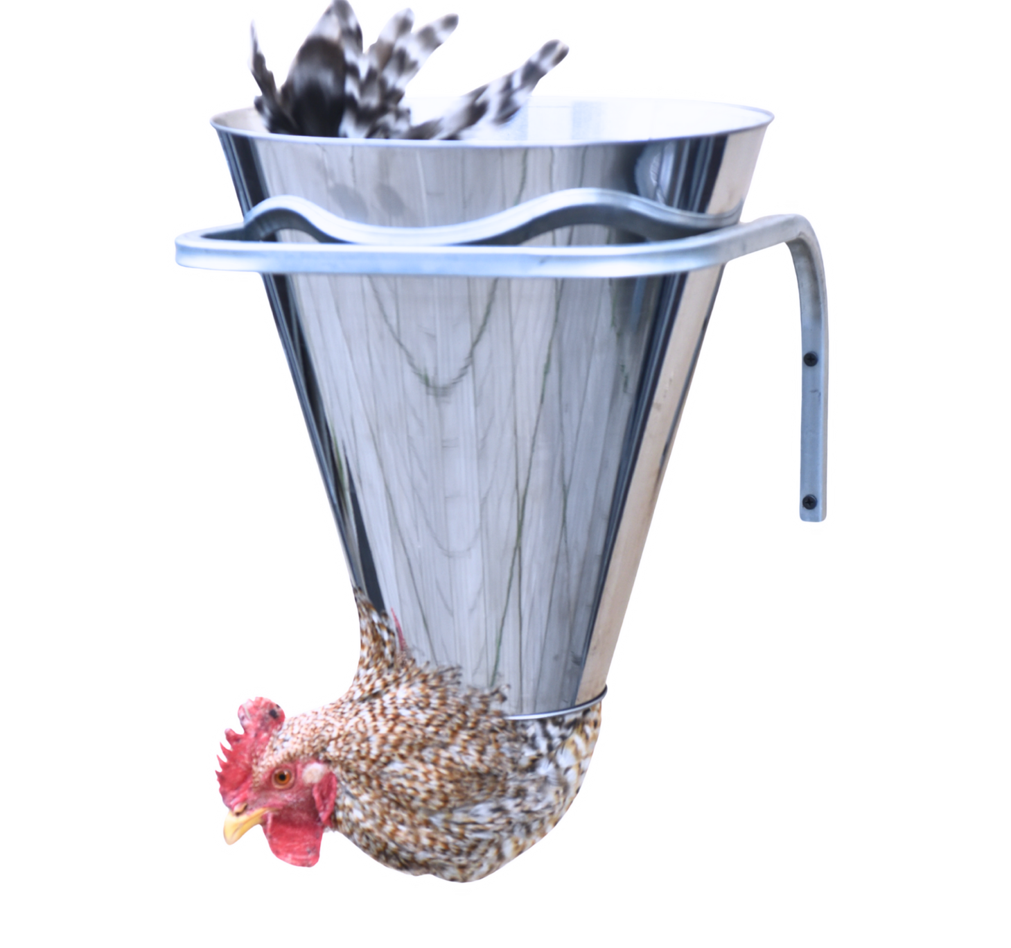 Конус для убоя  "L" с кронштейном крепления - (D-125/310; Н-330). Фото 6