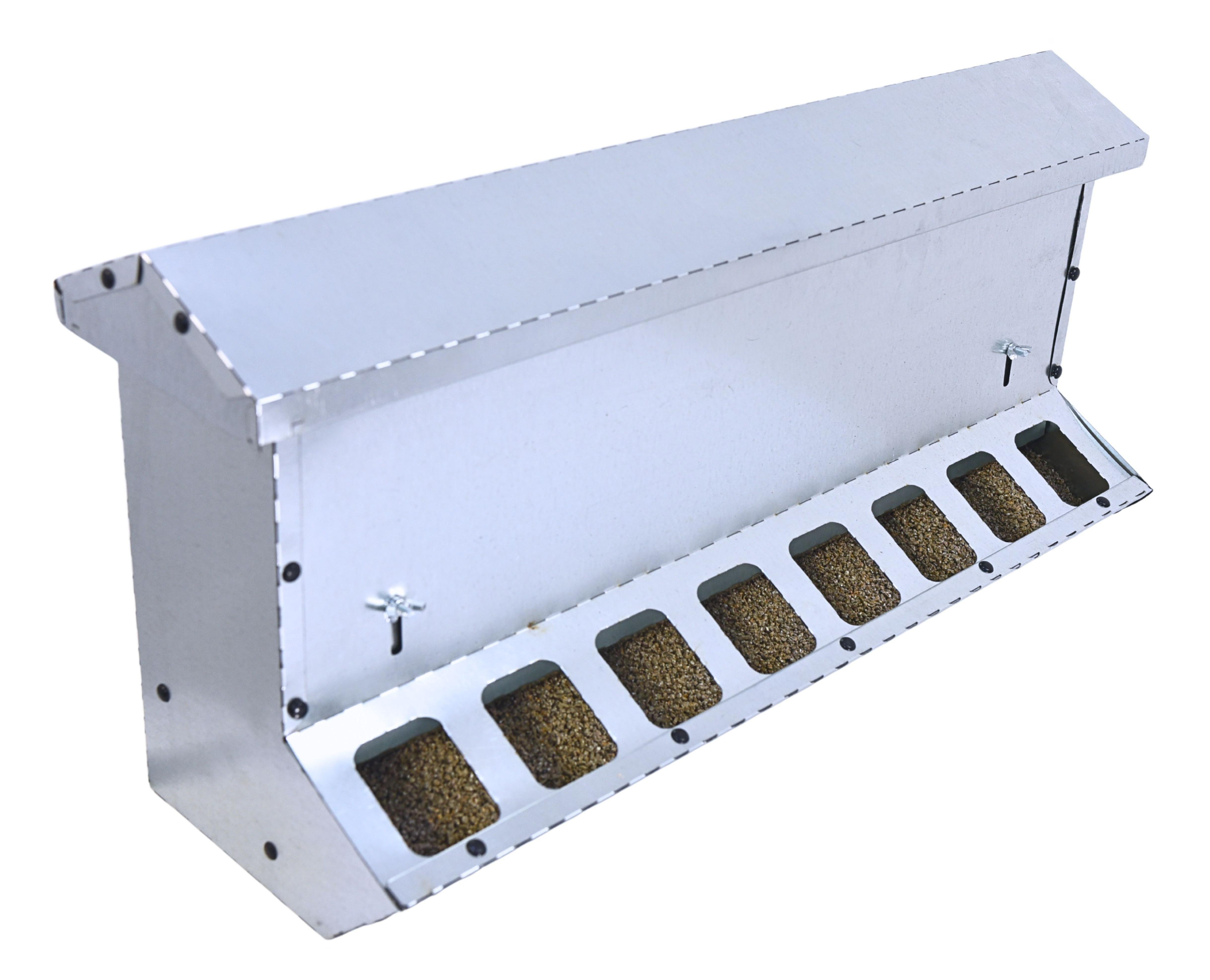 Кормушка бункерная односторонняя "Нетпотерь 20-1" фронт кормления на 8 голов. Фото 7 Кормушка бункерная односторонняя "Нетпотерь 20-1" фронт кормления на 8 голов. Фото 7