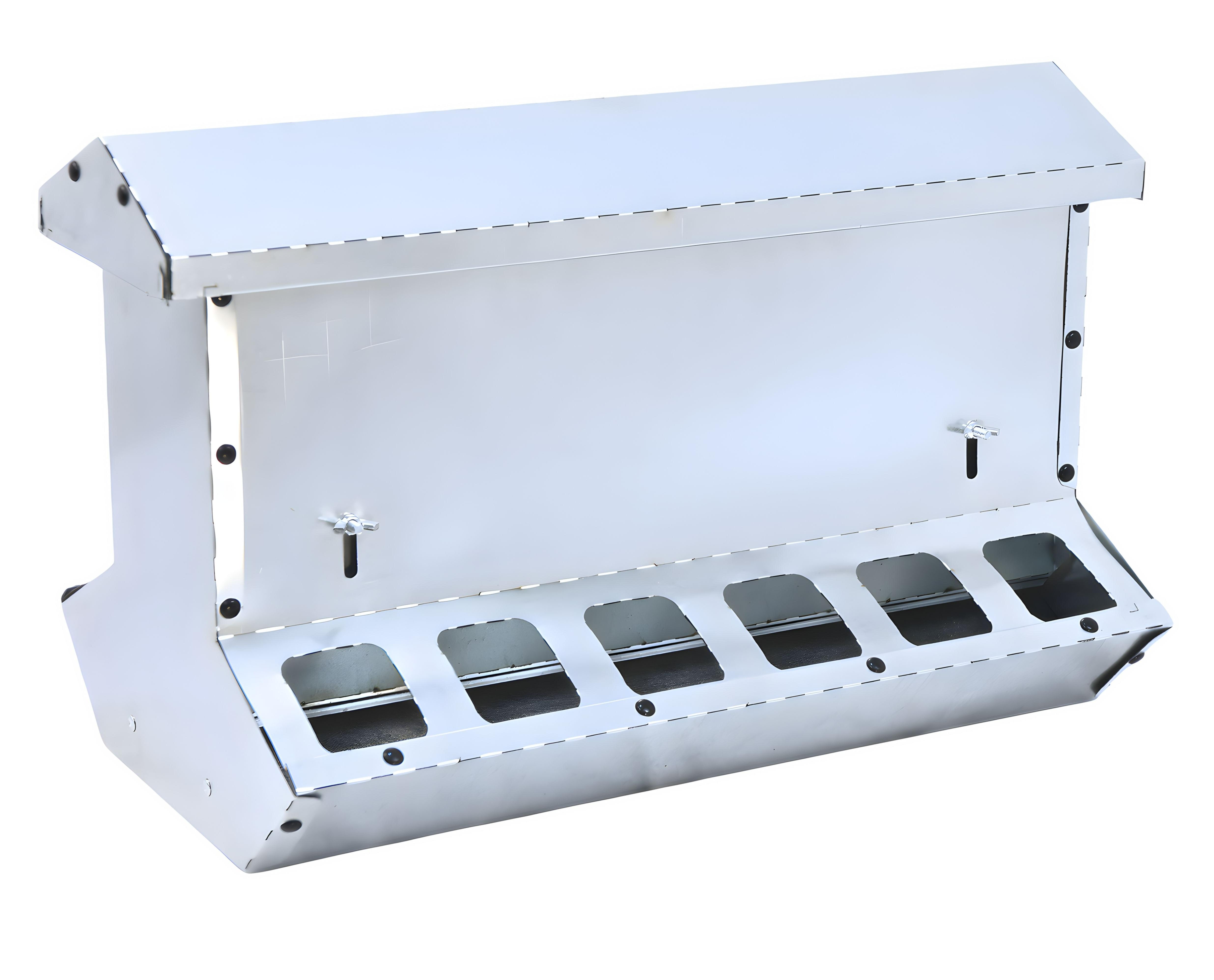 Кормушка бункерная двухсторонняя "Нетпотерь 15-2" фронт кормления на 12 голов. Фото 6