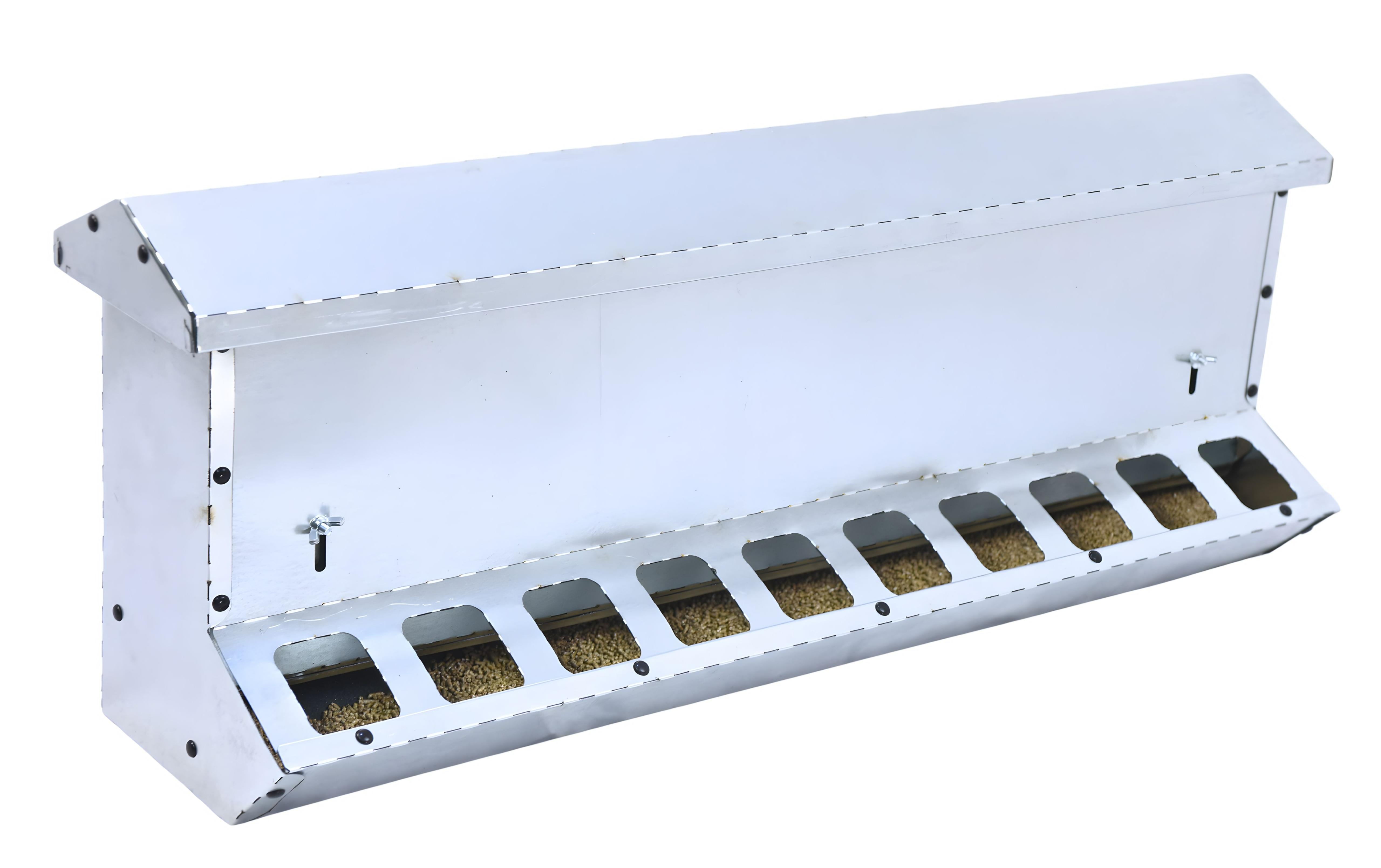 Кормушка бункерная односторонняя "Нетпотерь 25-1" фронт кормления на 10 голов. Фото 3 Кормушка бункерная односторонняя "Нетпотерь 25-1" фронт кормления на 10 голов. Фото 3