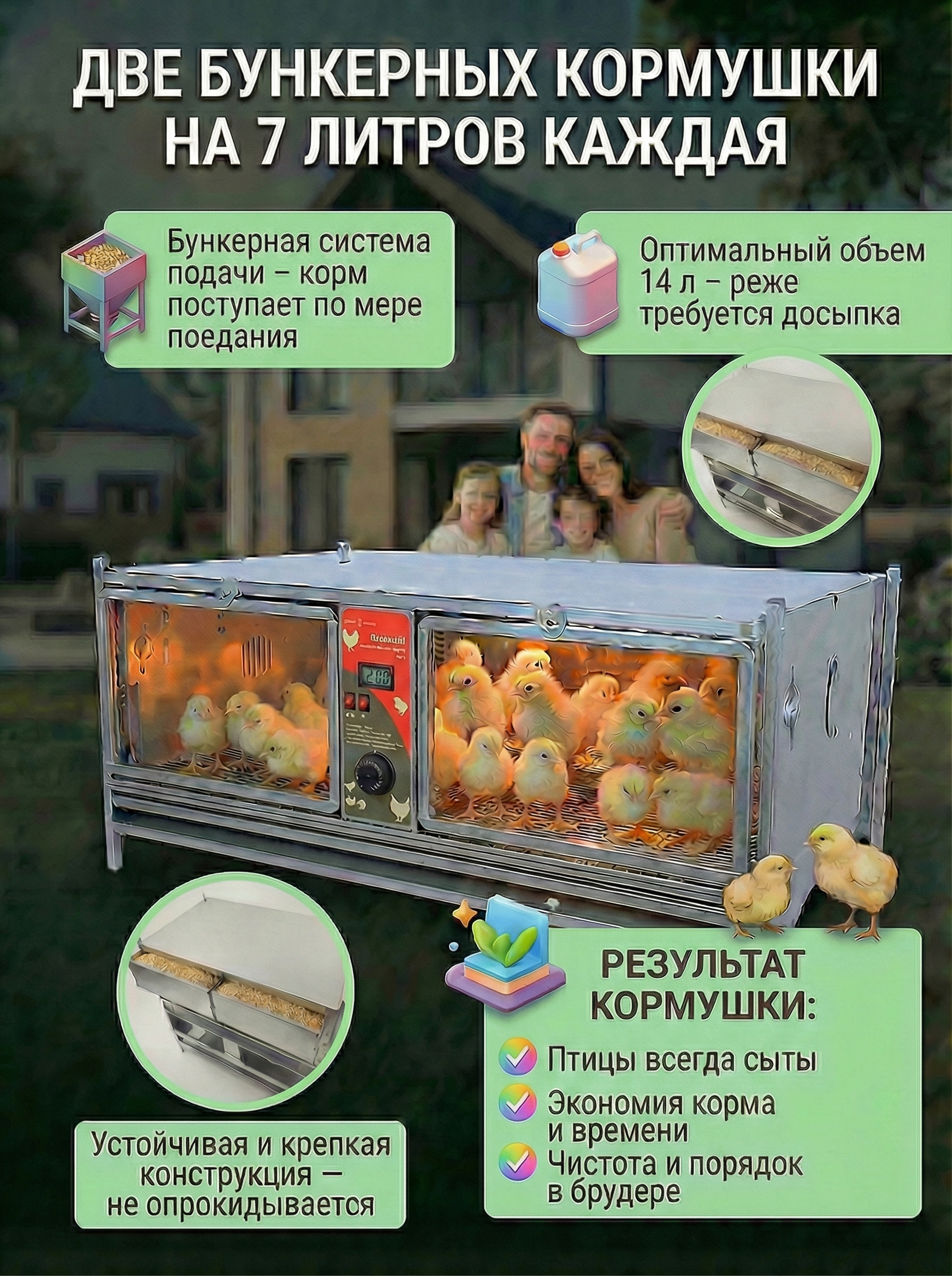 Рамный автоматический брудер 0714 Премиум. Фото 28