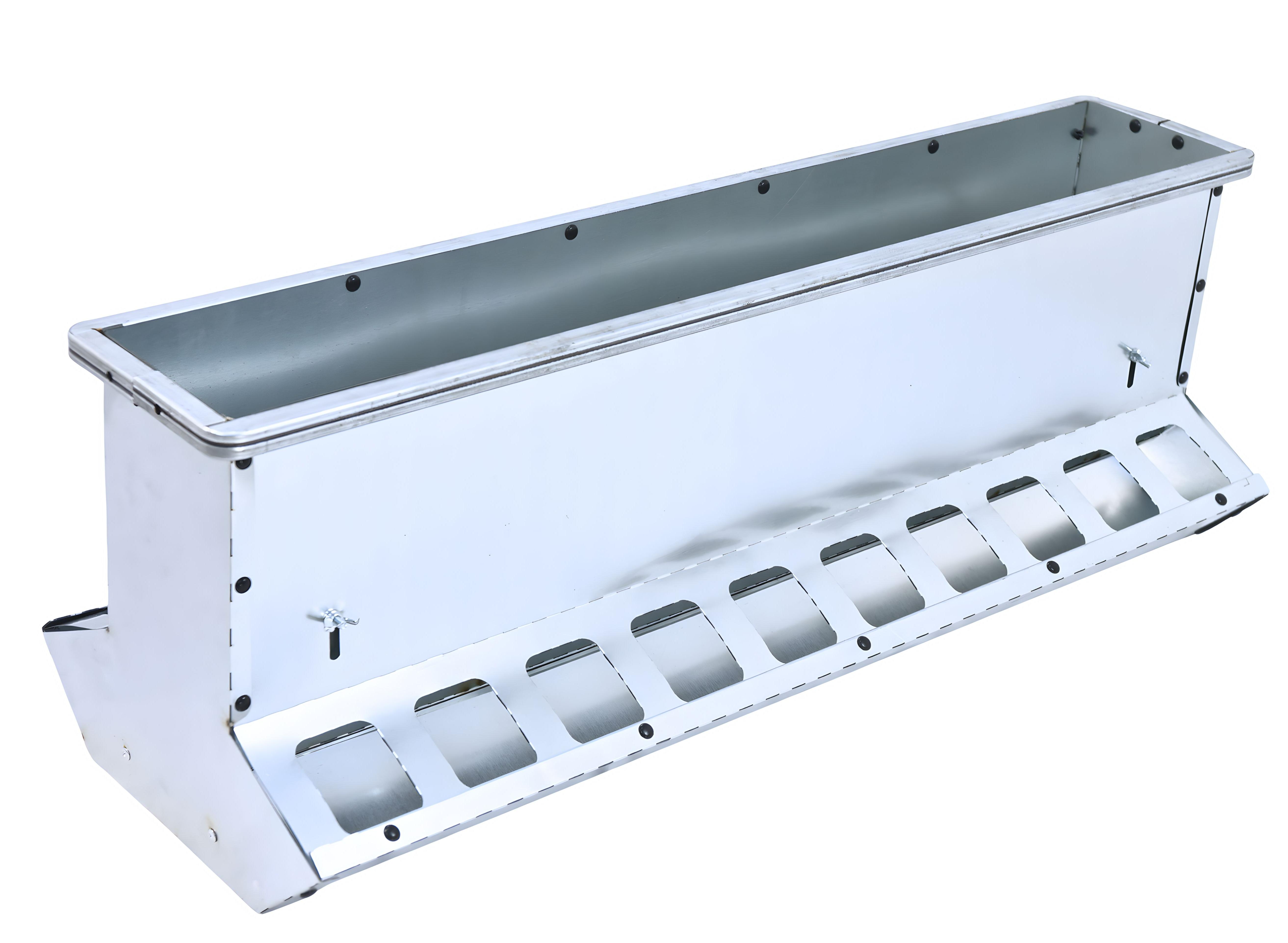 Кормушка бункерная двухсторонняя "Нетпотерь 25-2"  фронт кормления на 20 голов. Фото 6