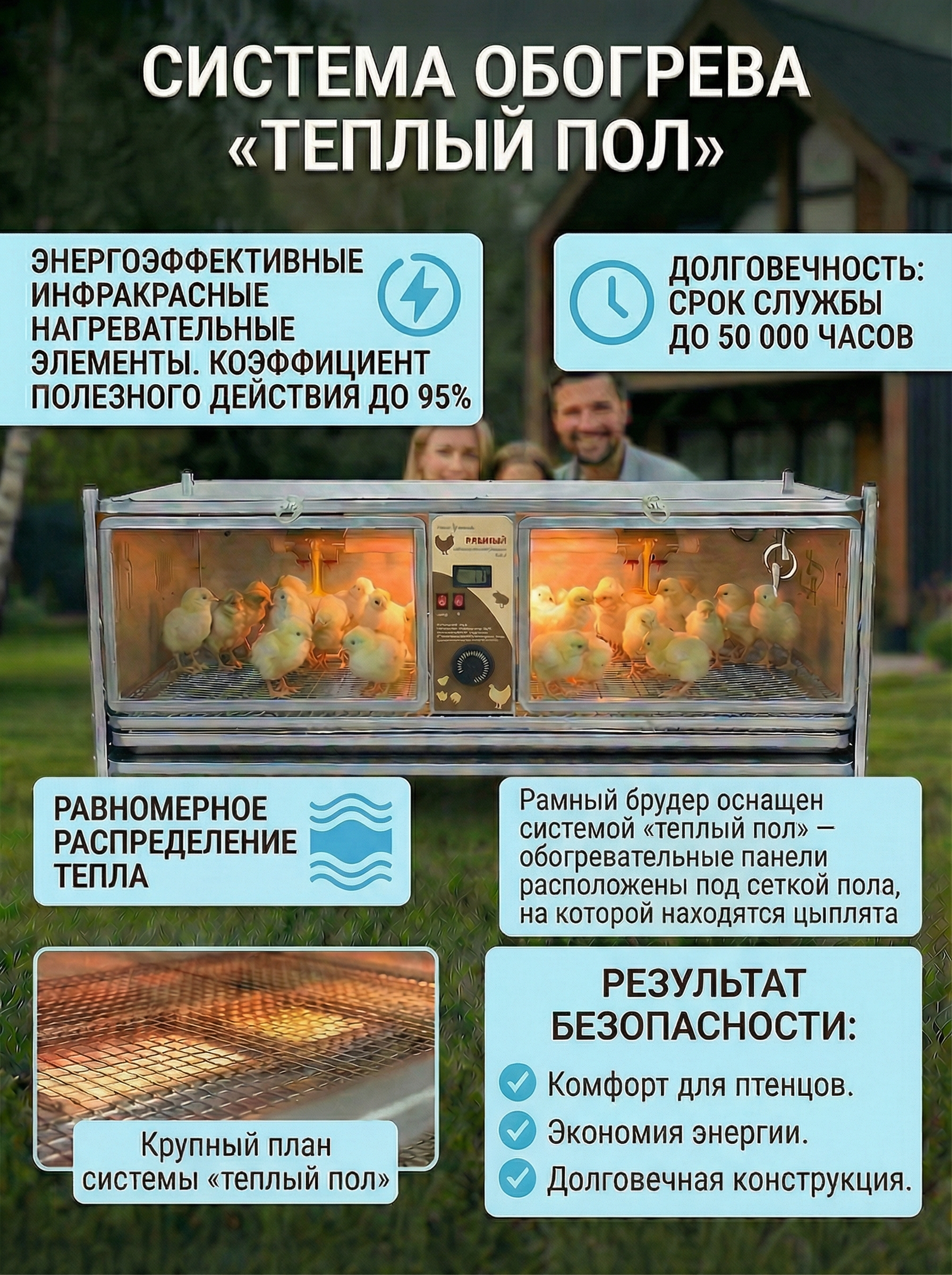 Рамный автоматический брудер 0713 Престиж. Фото 8