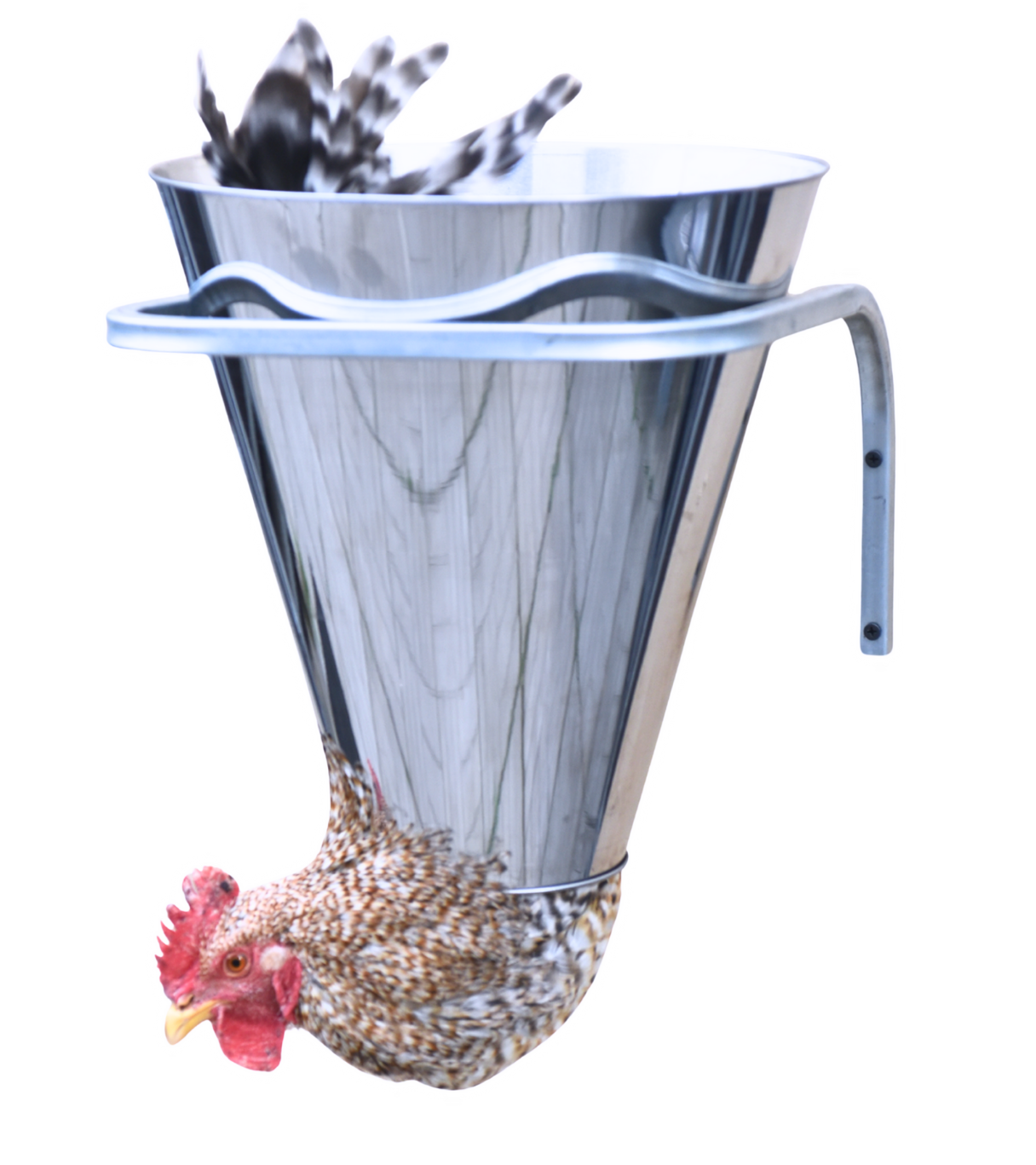 Конус для убоя "L" - усиленный с кронштейном крепления (D-125/310; Н-330). Фото 10 Конус для убоя "L" - усиленный с кронштейном крепления (D-125/310; Н-330). Фото 10