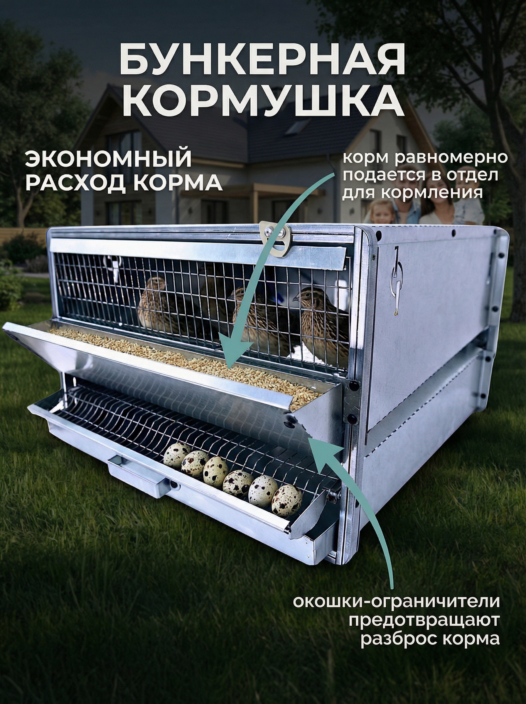 Рамная клетка для перепелов на 120 голов . Фото 5