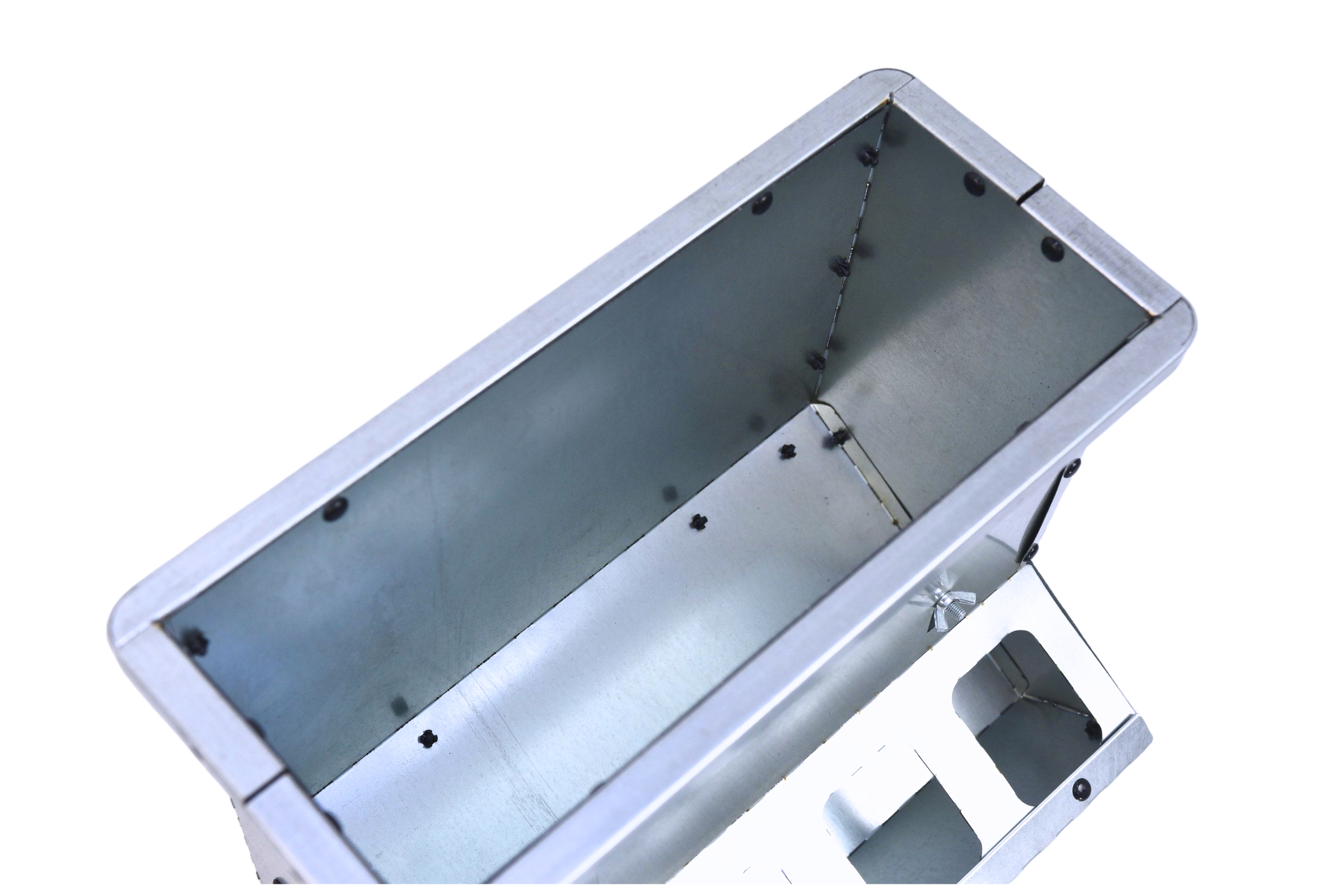 Кормушка бункерная двухсторонняя "Нетпотерь 10-2" фронт кормления на 8 голов. Фото 8