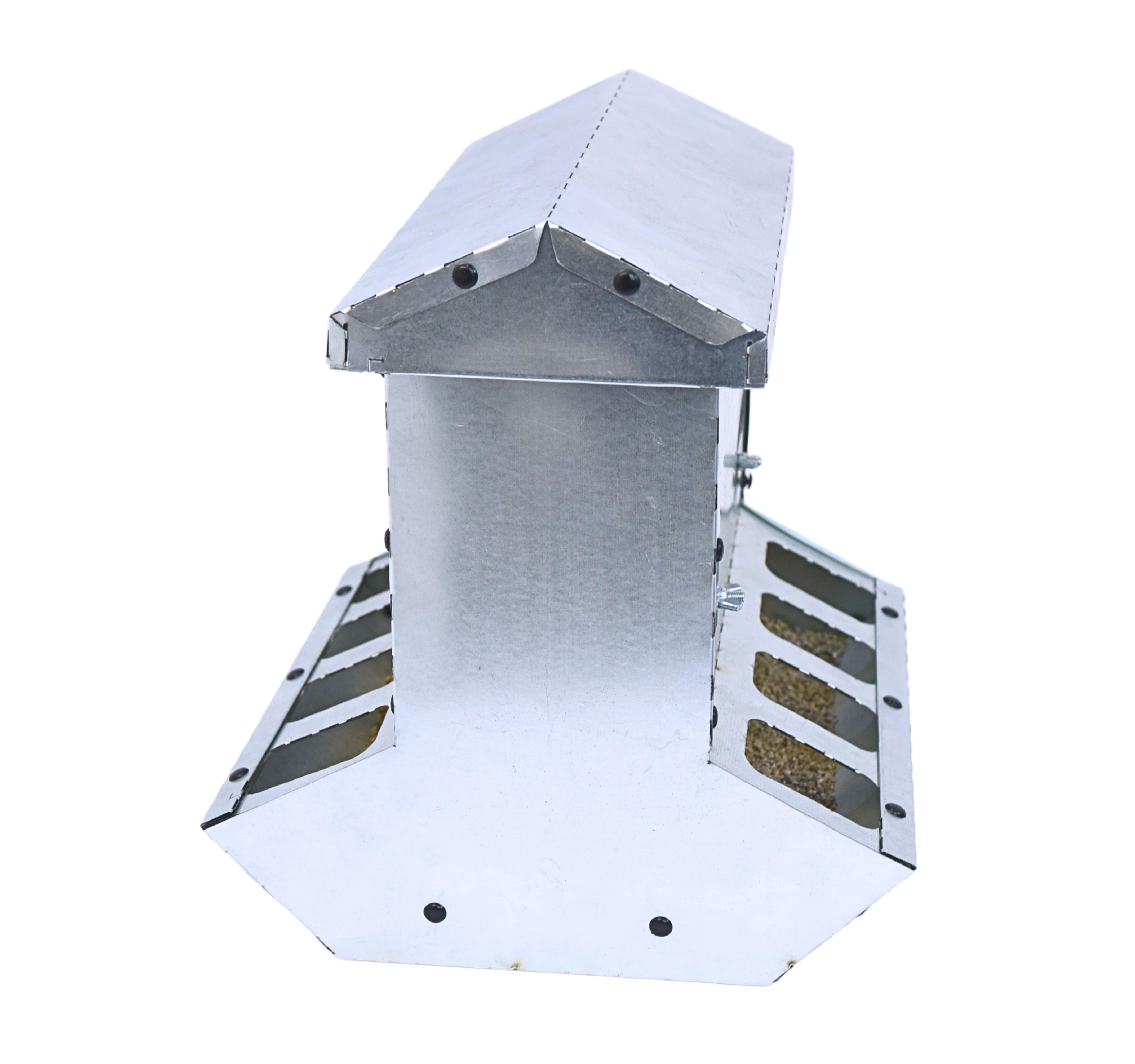 Кормушка бункерная двухсторонняя "Нетпотерь 10-2" фронт кормления на 8 голов. Фото 6