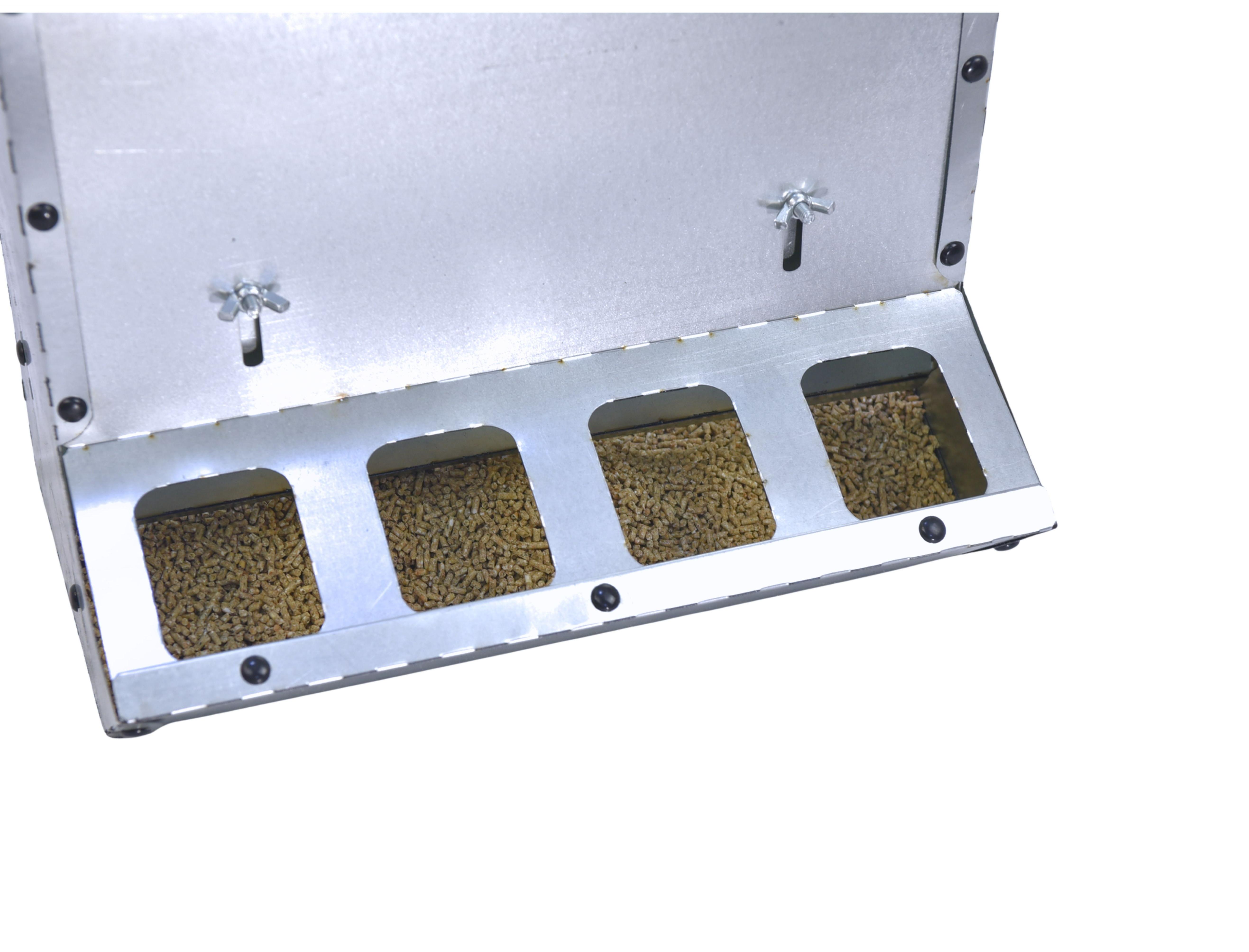 Кормушка бункерная односторонняя "Нетпотерь 25-1" фронт кормления на 10 голов. Фото 14 Кормушка бункерная односторонняя "Нетпотерь 25-1" фронт кормления на 10 голов. Фото 14