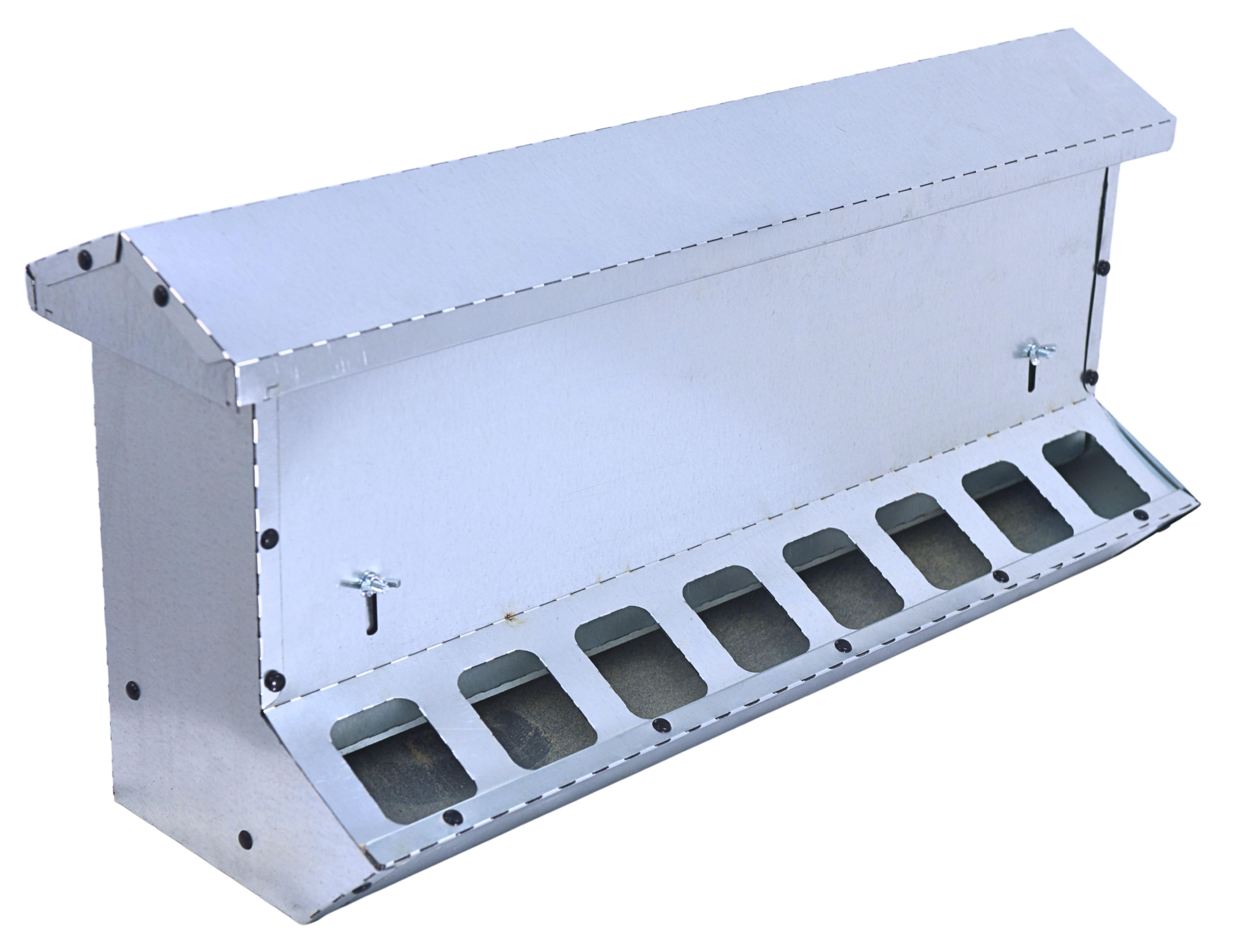 Кормушка бункерная односторонняя "Нетпотерь 20-1" фронт кормления на 8 голов. Фото 6 Кормушка бункерная односторонняя "Нетпотерь 20-1" фронт кормления на 8 голов. Фото 6