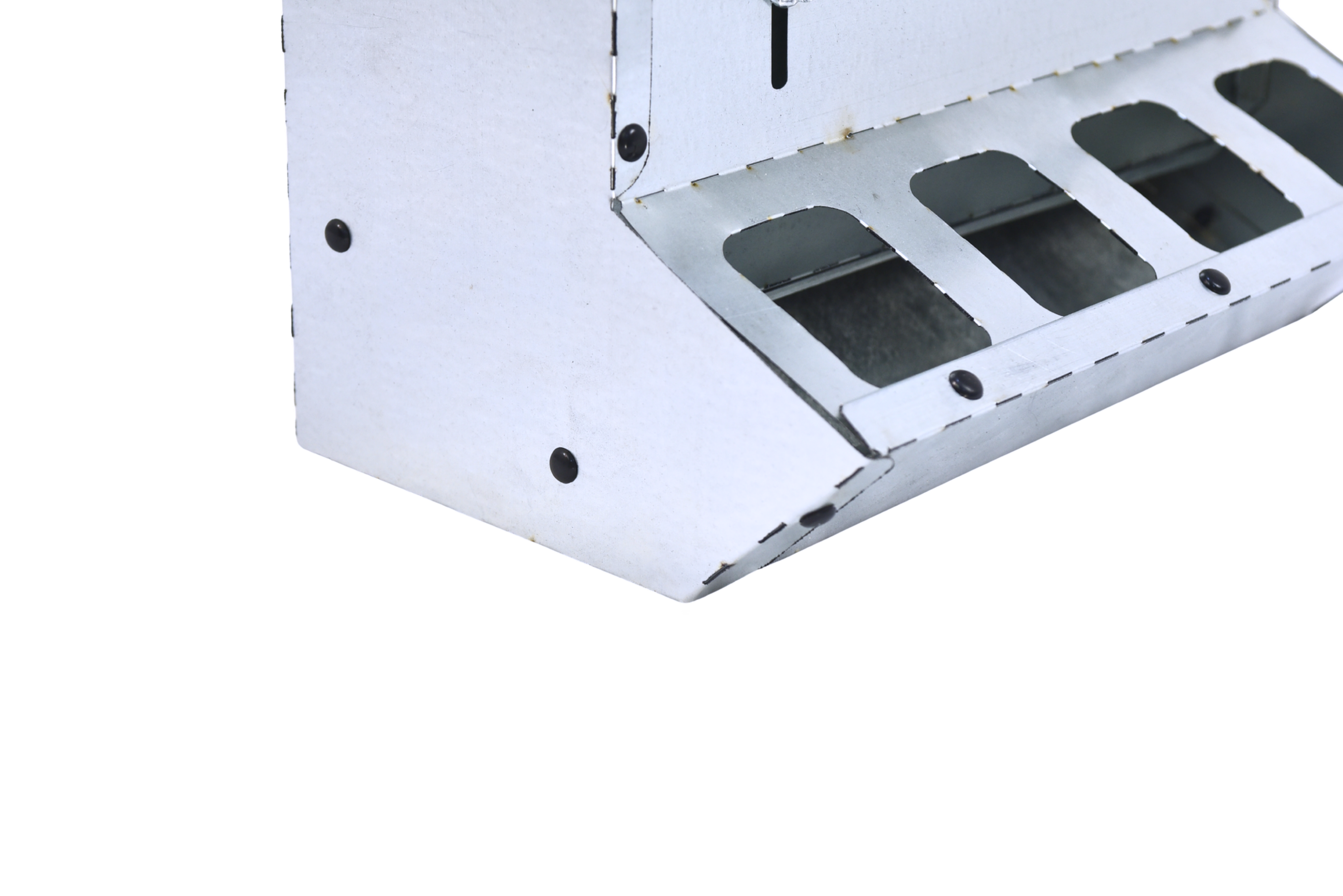 Кормушка бункерная двухсторонняя "Нетпотерь 10-2" фронт кормления на 8 голов. Фото 9