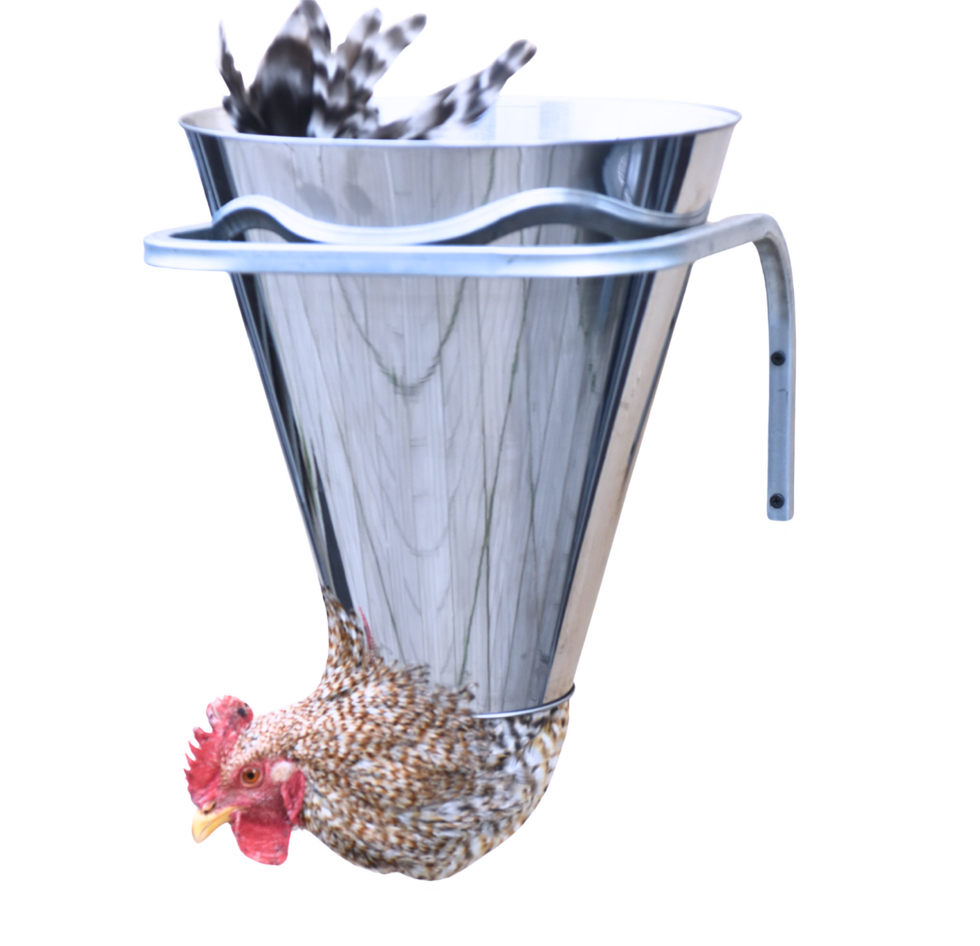 Конус для убоя "XL" с кронштейном крепления - (D-145/390; Н-410). Фото 14 Конус для убоя "XL" с кронштейном крепления - (D-145/390; Н-410). Фото 14