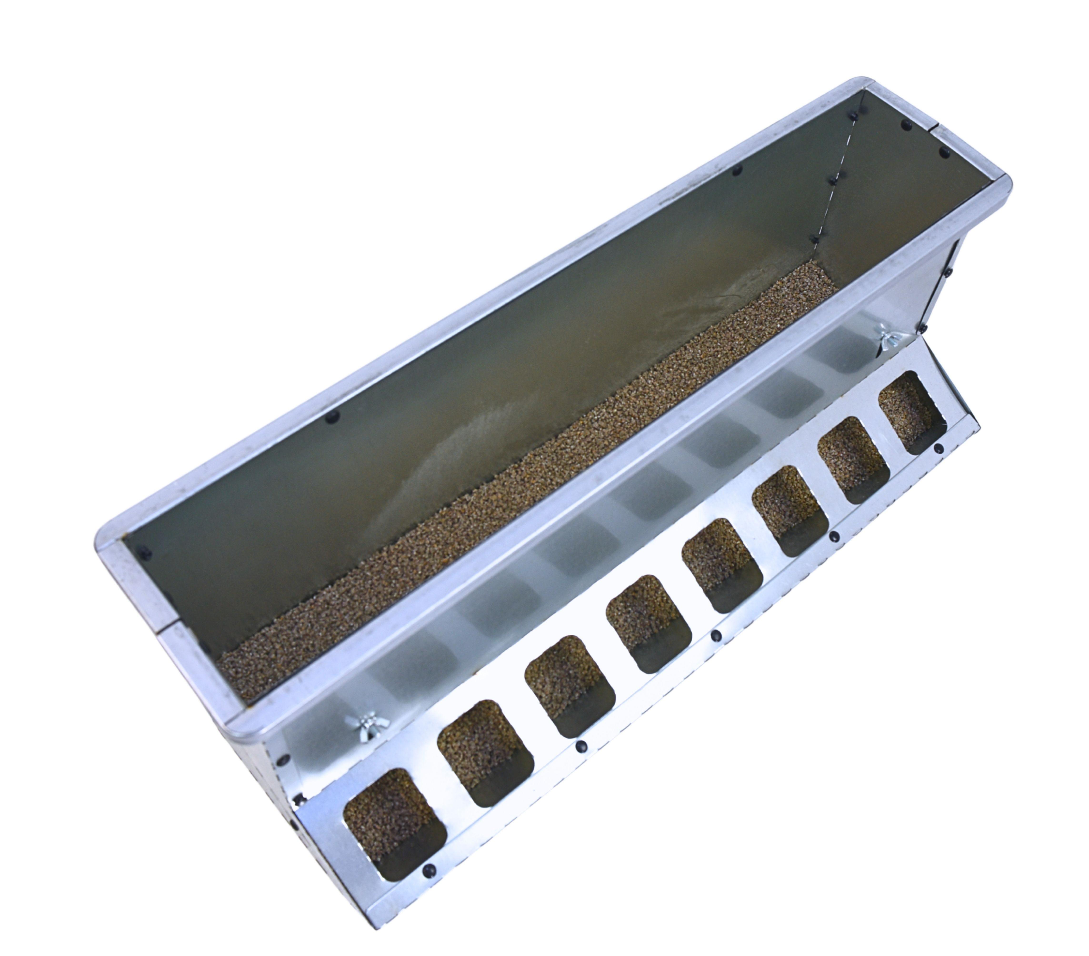 Кормушка бункерная односторонняя "Нетпотерь 20-1" фронт кормления на 8 голов. Фото 14 Кормушка бункерная односторонняя "Нетпотерь 20-1" фронт кормления на 8 голов. Фото 14