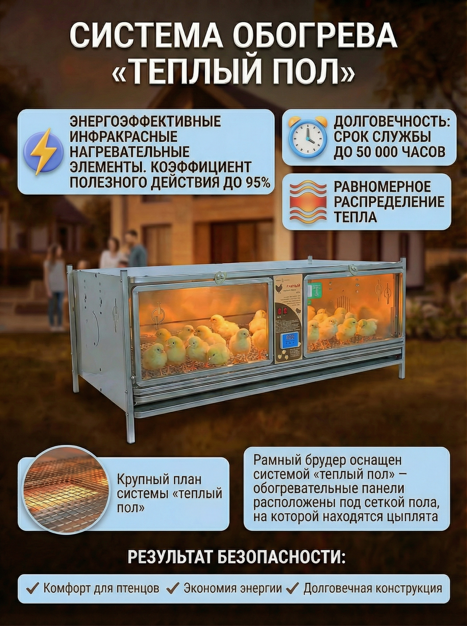 Рамный цифровой брудер 0716 Престиж. Фото 9