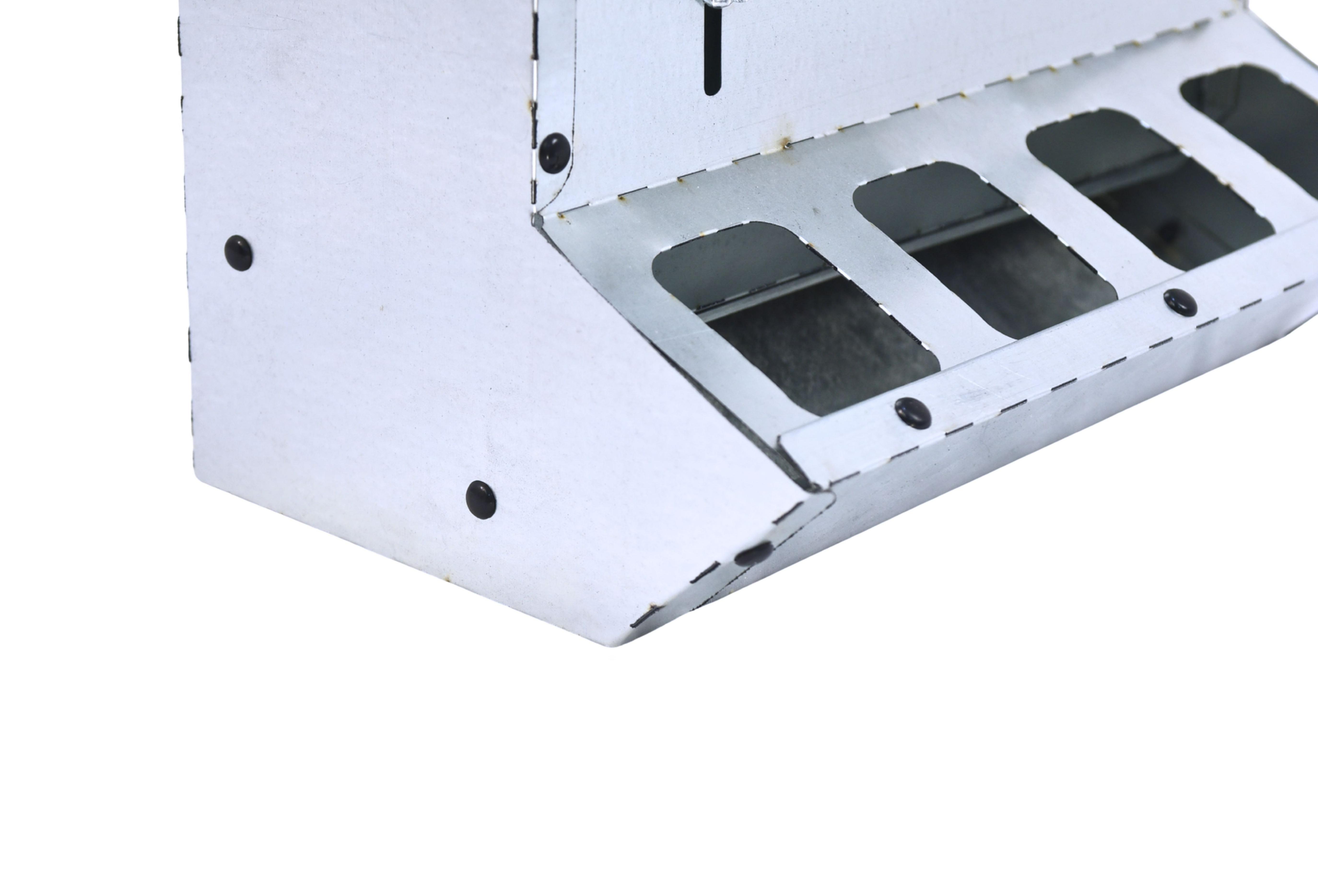 Кормушка бункерная двухсторонняя "Нетпотерь 20-2" фронт кормления на 16 голов. Фото 10 Кормушка бункерная двухсторонняя "Нетпотерь 20-2" фронт кормления на 16 голов. Фото 10