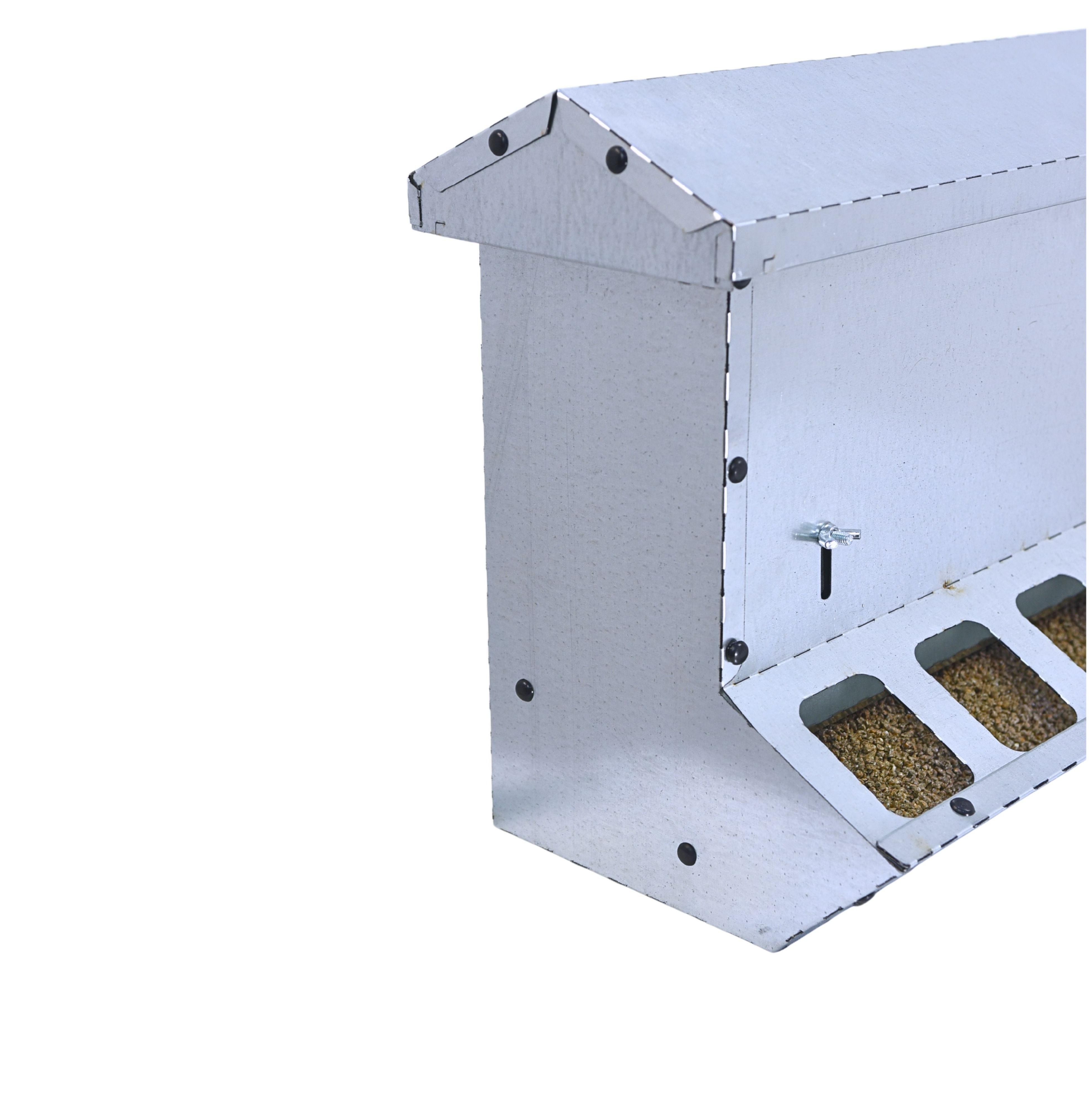 Кормушка бункерная односторонняя "Нетпотерь 20-1" фронт кормления на 8 голов. Фото 16 Кормушка бункерная односторонняя "Нетпотерь 20-1" фронт кормления на 8 голов. Фото 16