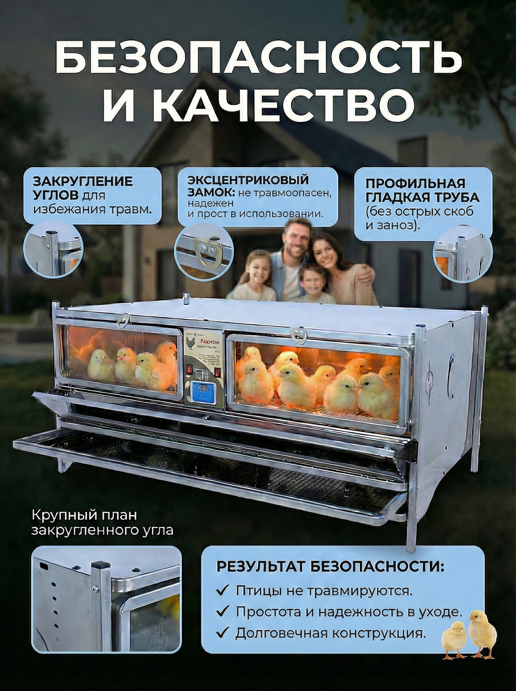 Рамный автоматический брудер 0707 Престиж. Фото 3