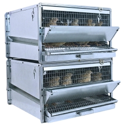 Рамная клетка для перепелов на 60 голов