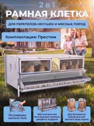 Перепела и клетки