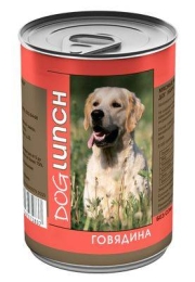 Дог Ланч консервы для собак  говядина в желе 750 гр.