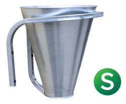 Конус для убоя "S" с кронштейном крепления-(D-75/190; H-220) Конус для убоя "S" с кронштейном крепления-(D-75/190; H-220)